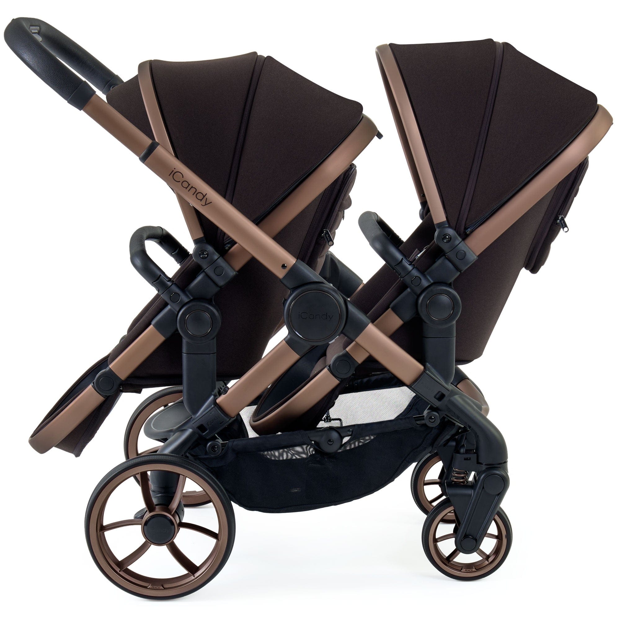 iCandy Peach 7 Double Complete Bundle in Pecan Pram Bundles IC3140 5010334060569