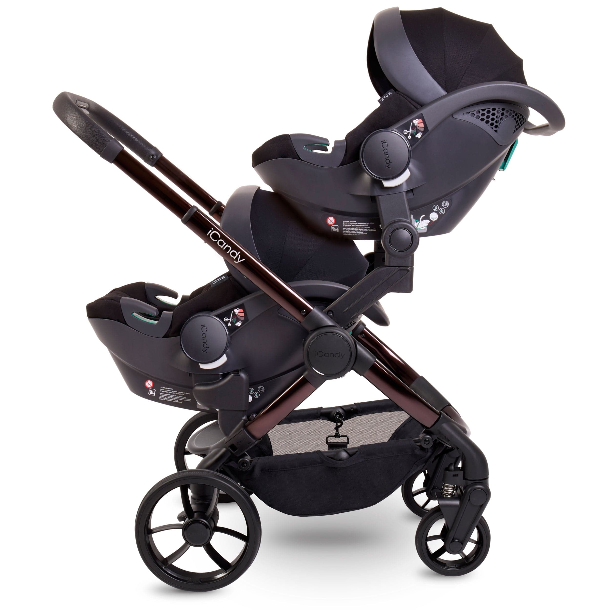 iCandy Peach 7 Twin Complete Bundle in Coco Pram Bundles IC3047 5010334058689