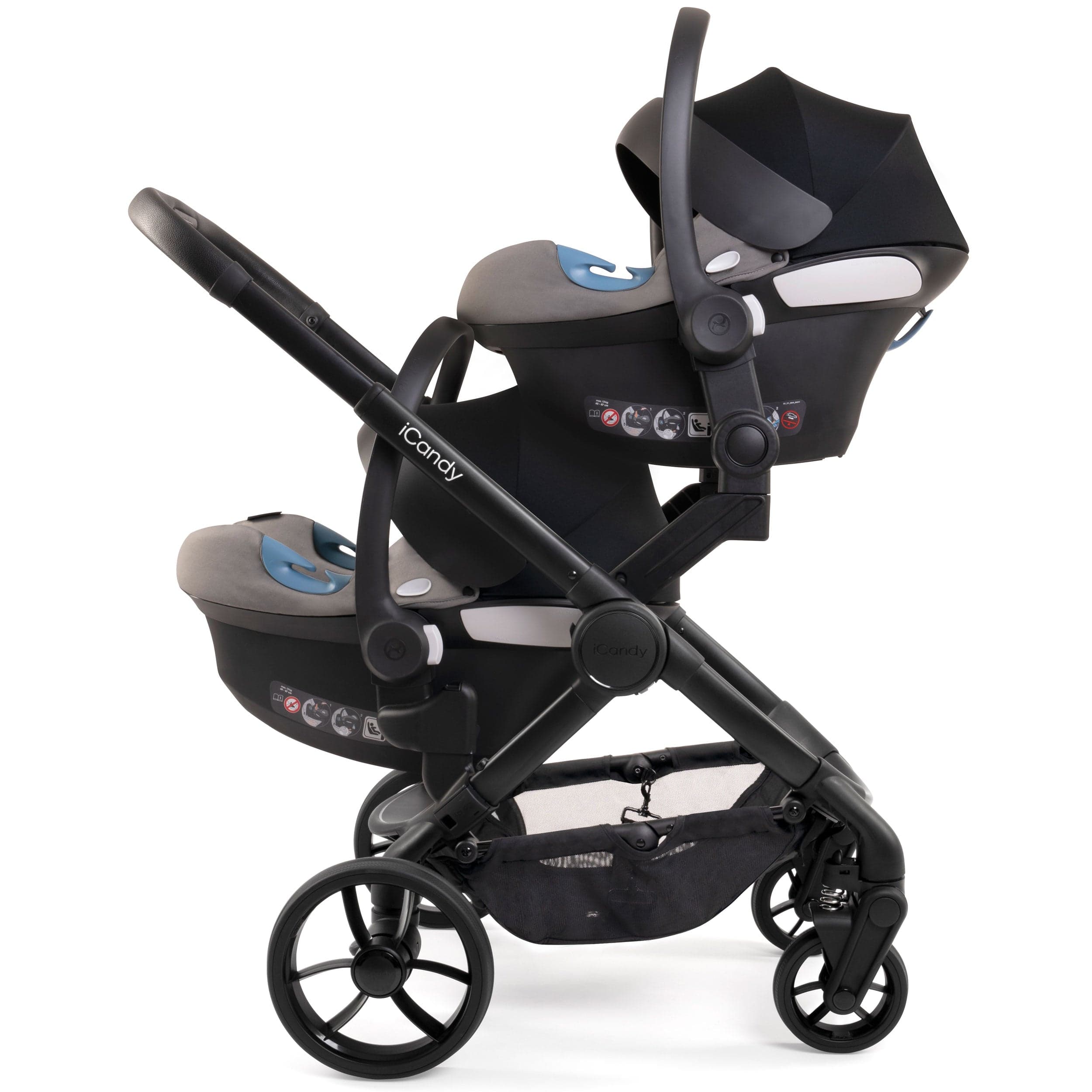 iCandy Peach 7 Twin Complete Bundle in Cookie Pram Bundles IC3044 5010334058658