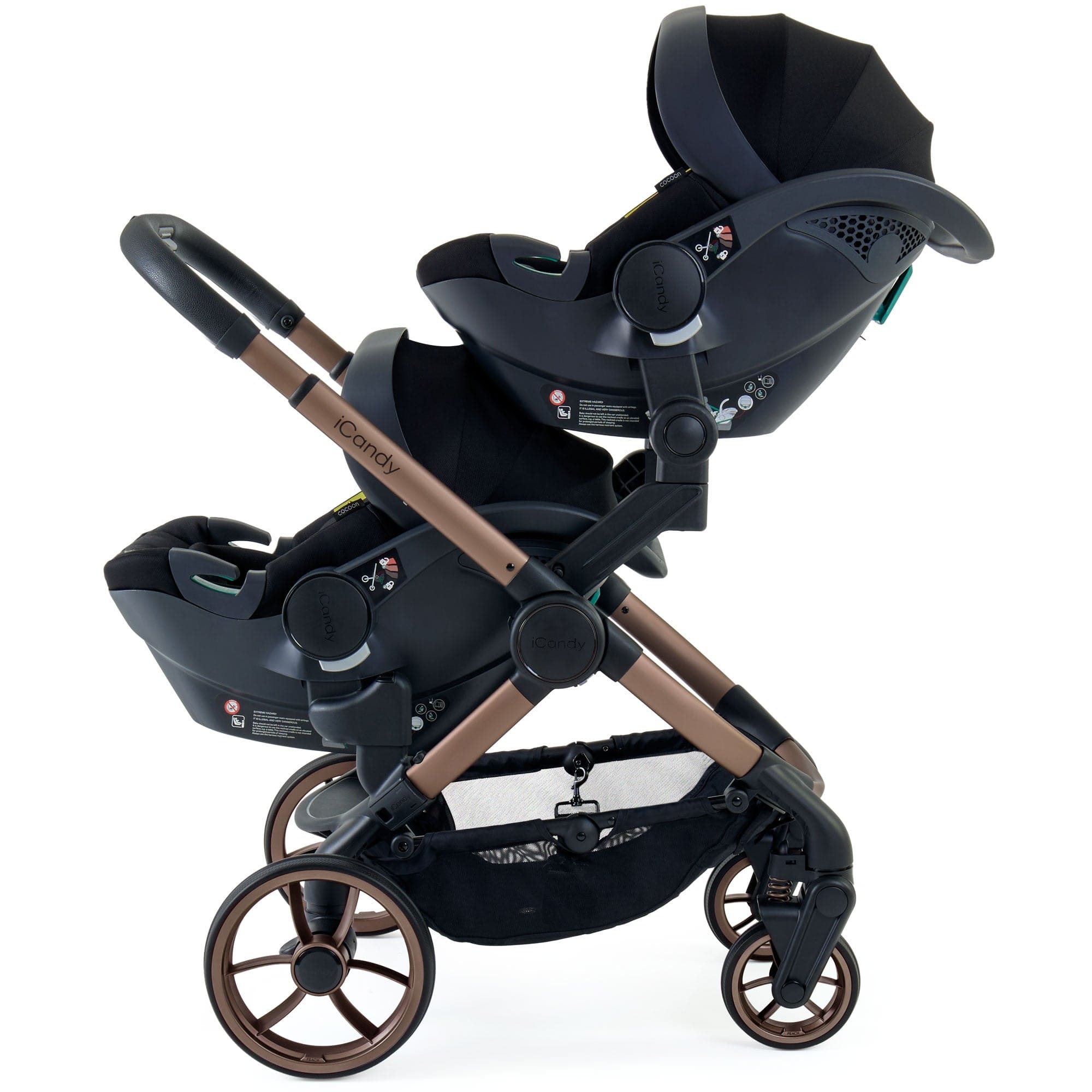 iCandy Peach 7 Twin Complete Bundle in Pecan Pram Bundles IC3141 5010334060576