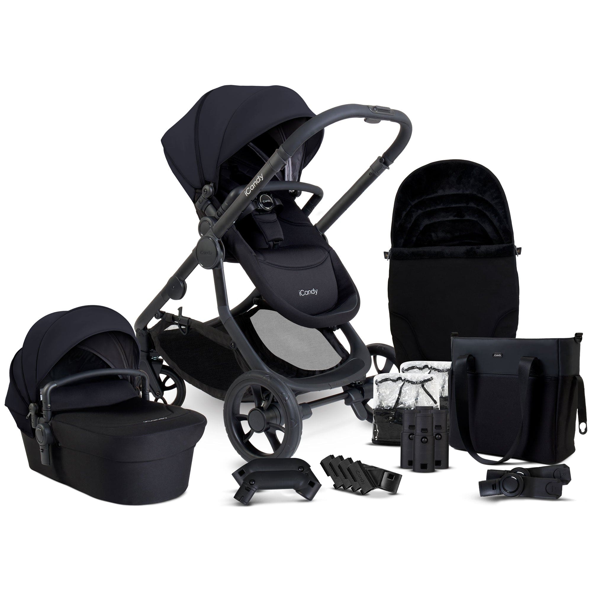 iCandy Orange 4 Complete Set in Black Edition Pushchairs & Buggies IC2960 5010334057217