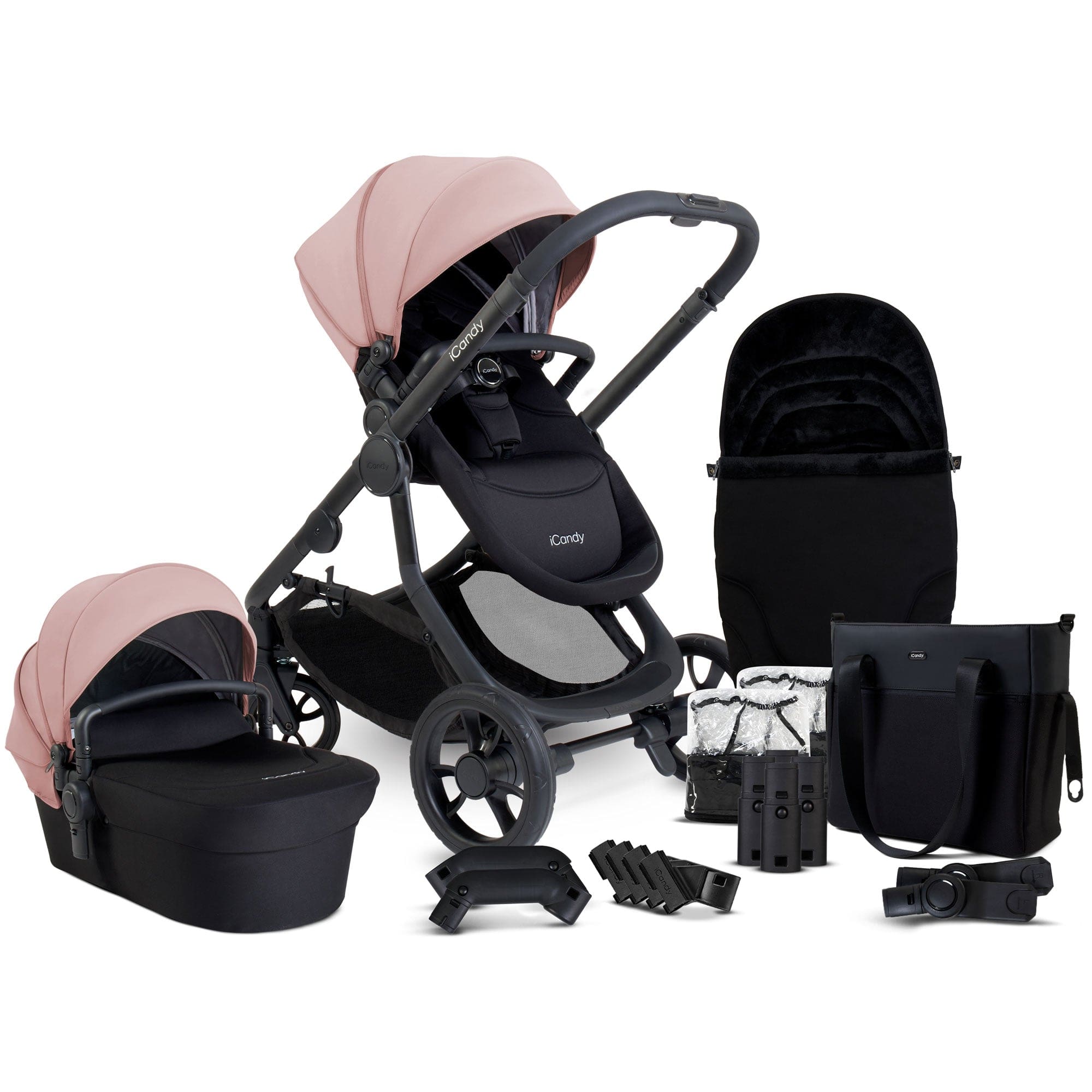 iCandy Orange 4 Complete Set in Rose Pushchairs & Buggies IC2962 5010334057231