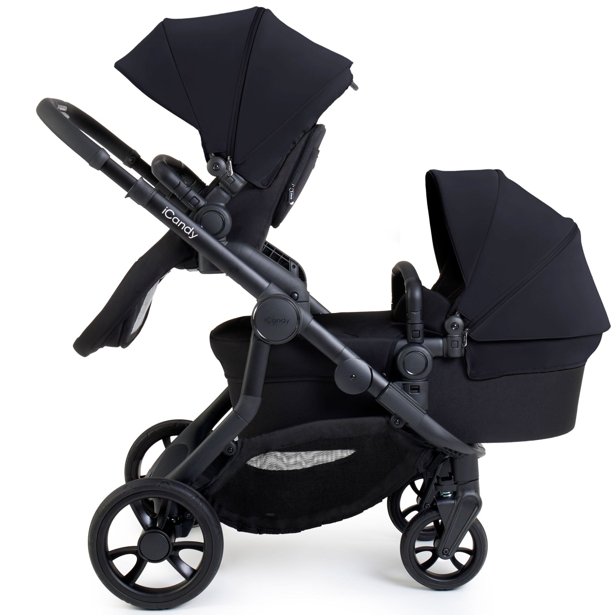 iCandy Orange 4 Double Combo Set in Black Edition Pushchairs & Buggies IC3050 5010334058702