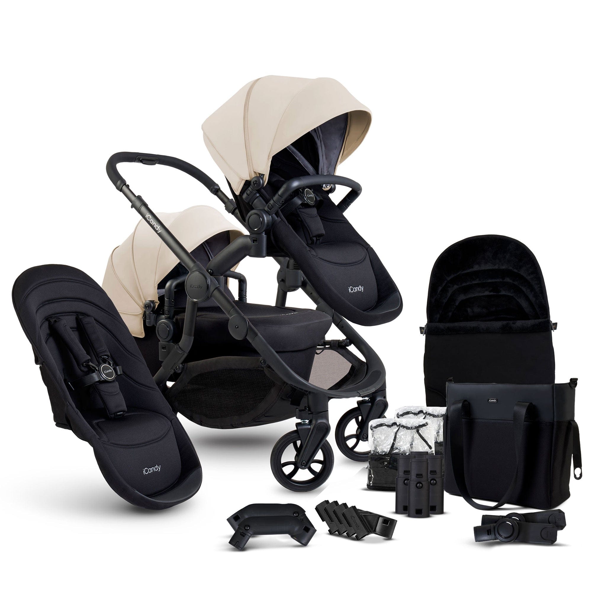 iCandy Orange 4 Double Combo Set in Latte Pushchairs & Buggies IC3054 5010334058740