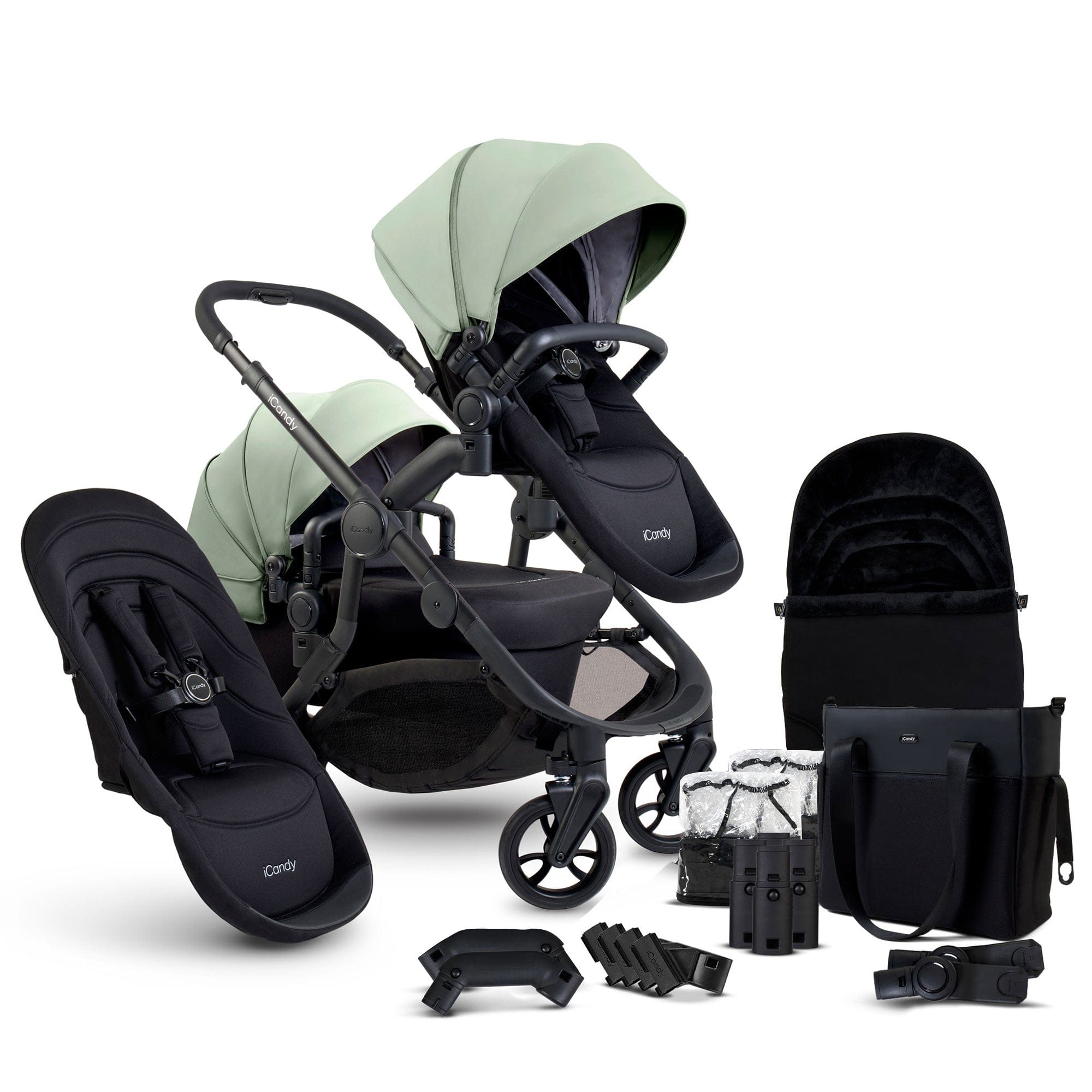 iCandy Orange 4 Double Combo Set in Pistachio Pushchairs & Buggies IC3051 5010334058719