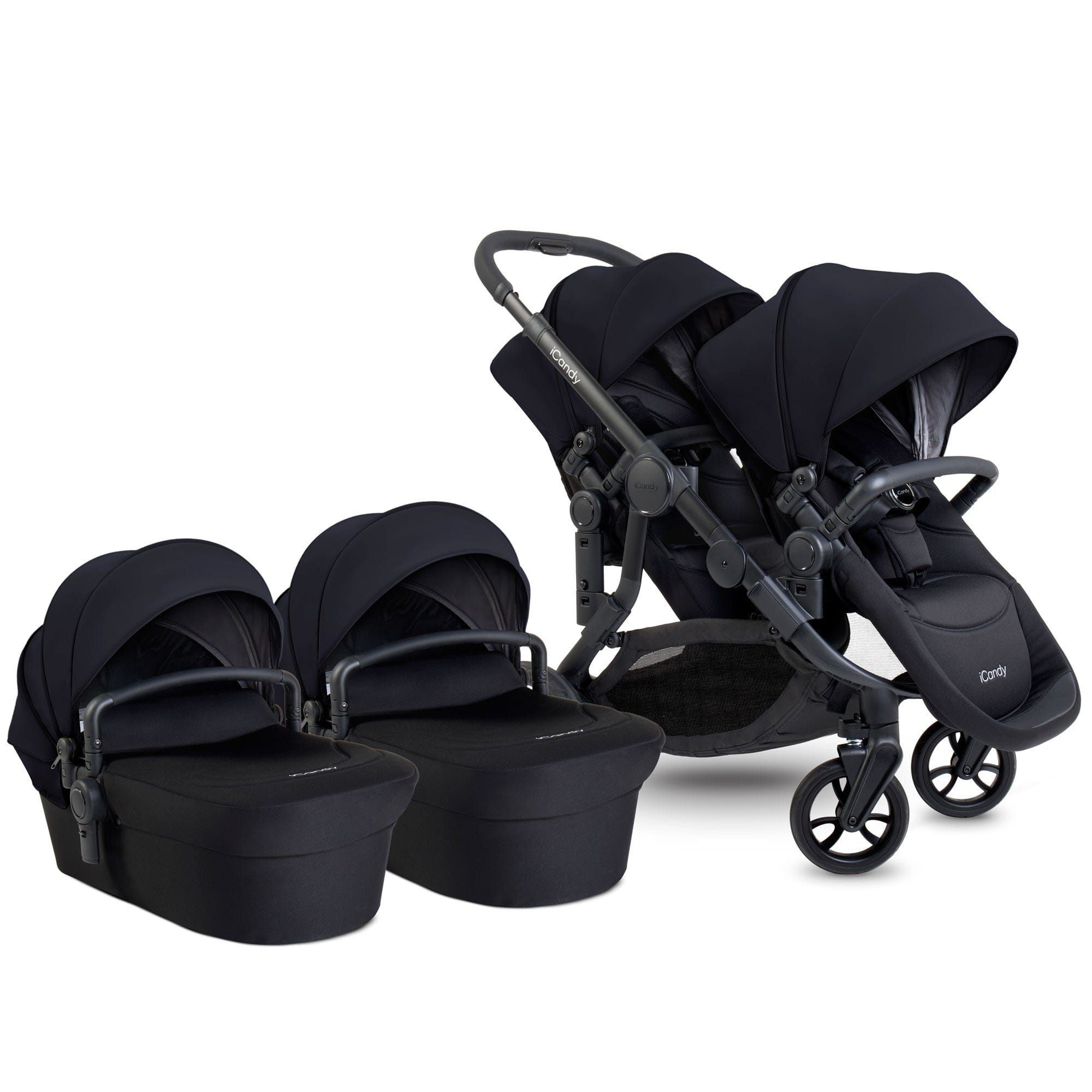 iCandy Orange 4 Twin Complete Set in Black Edition Pushchairs & Buggies IC3055 5010334058757