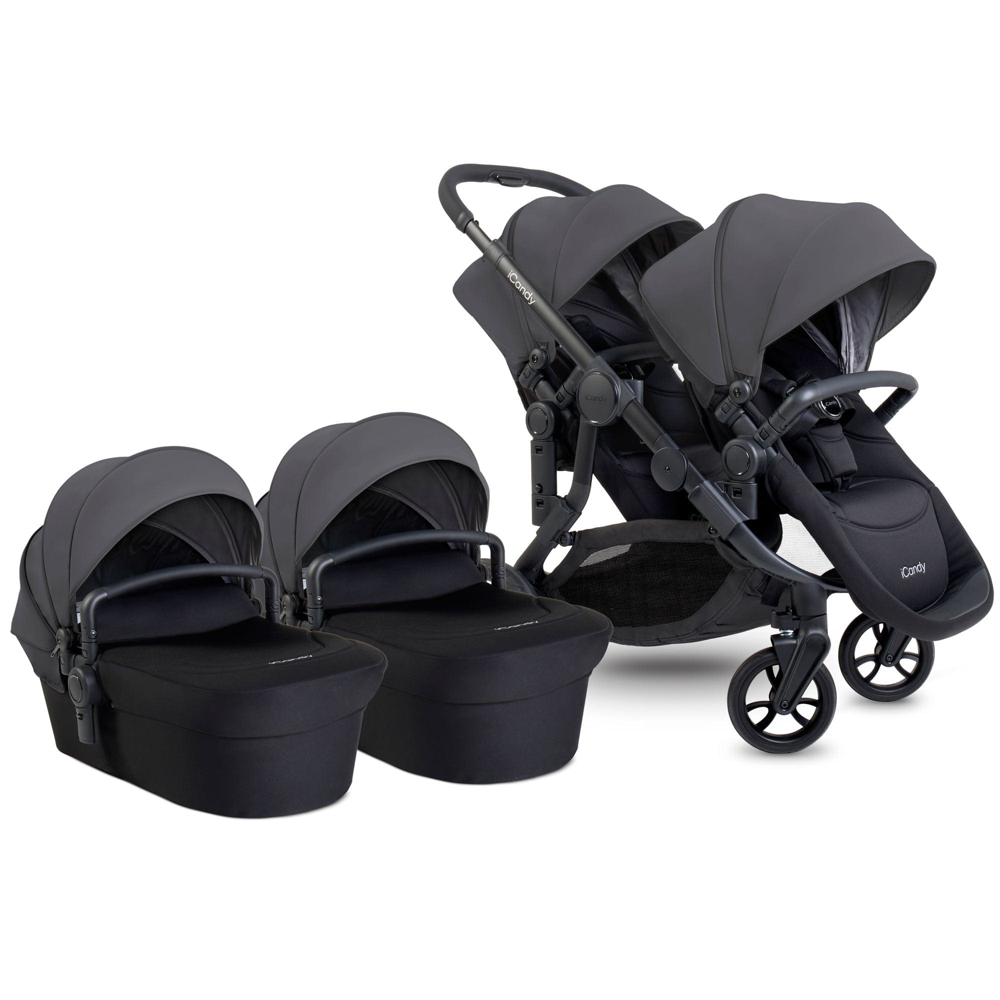 iCandy Orange 4 Twin Complete Set in Fossil Pushchairs & Buggies IC3058 5010334058788