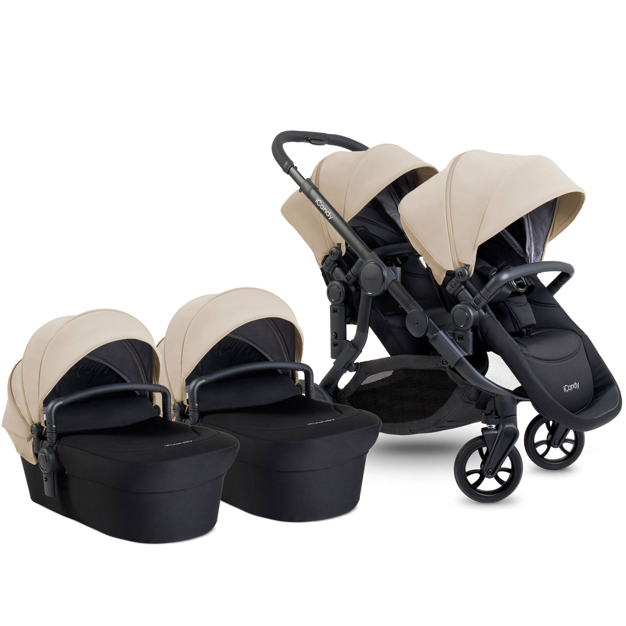 iCandy Orange 4 Twin Complete Set in Latte Pushchairs & Buggies IC3059 5010334058795