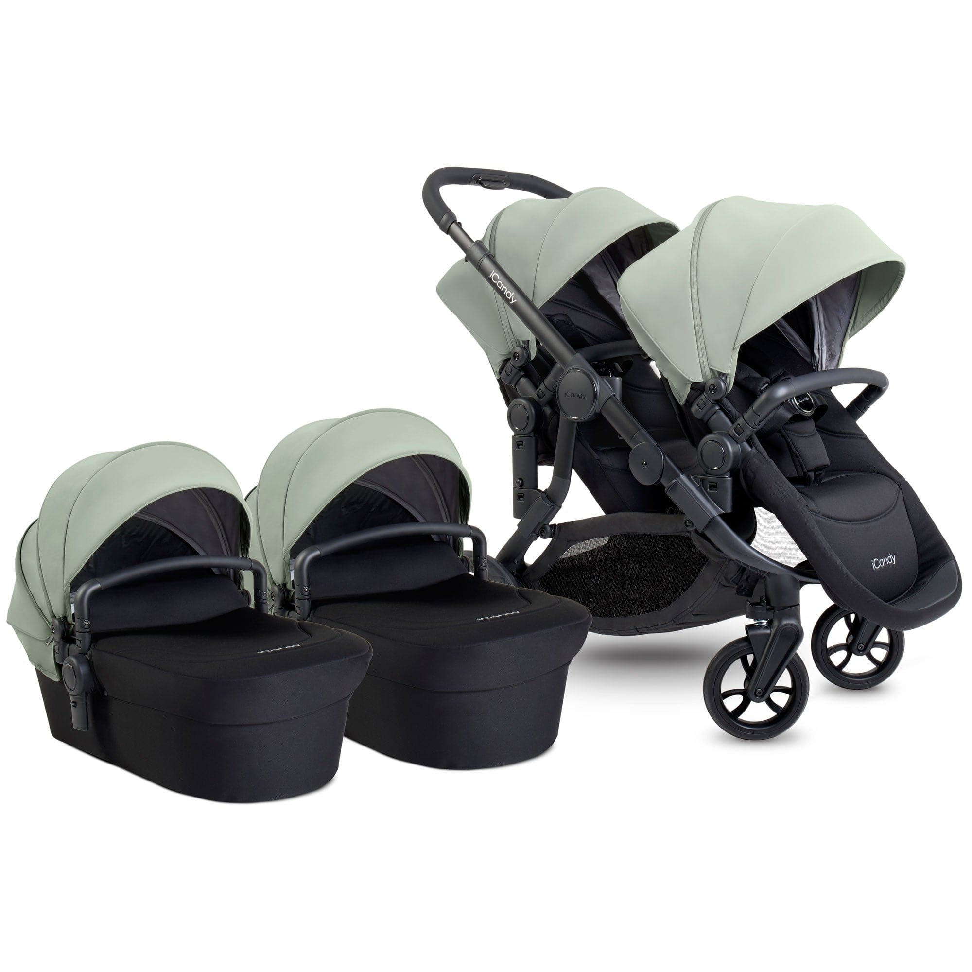 iCandy Orange 4 Twin Complete Set in Pistachio Pushchairs & Buggies IC3056 5010334058764