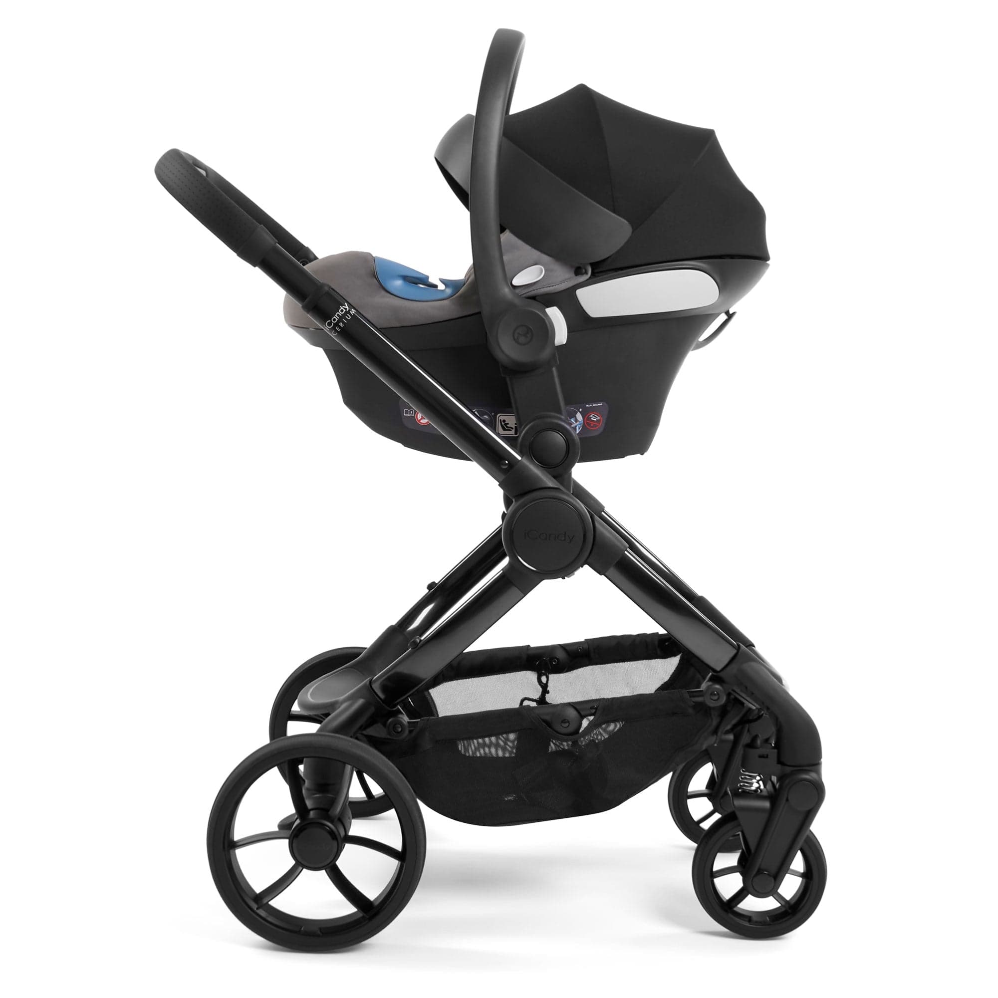 iCandy Peach 7 Cerium Complete Cybex Bundle in Black Pushchairs & Buggies 16856-CER-CYB 5010334048116