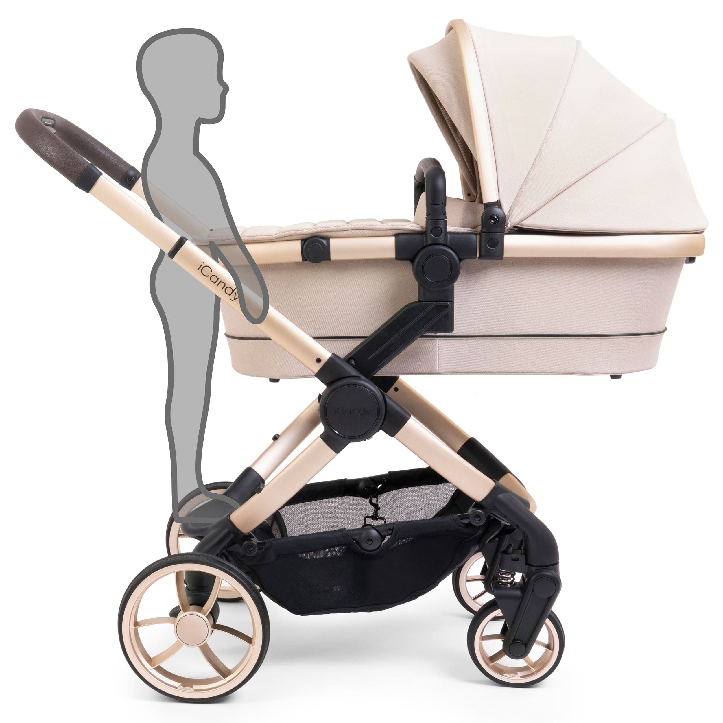 iCandy Peach 7 Combo Set in Biscotti Pushchairs & Buggies IC2720 5010334052366