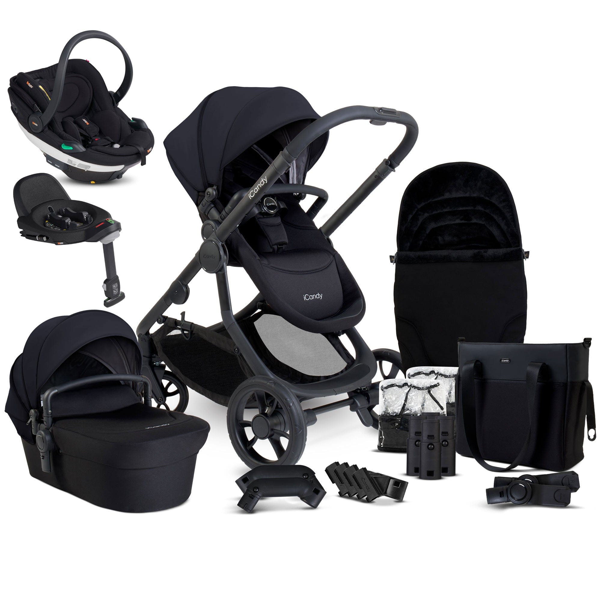 iCandy Orange 4 BeSafe Travel System in Black Edition Travel Systems 17843-BLA 5010334057217