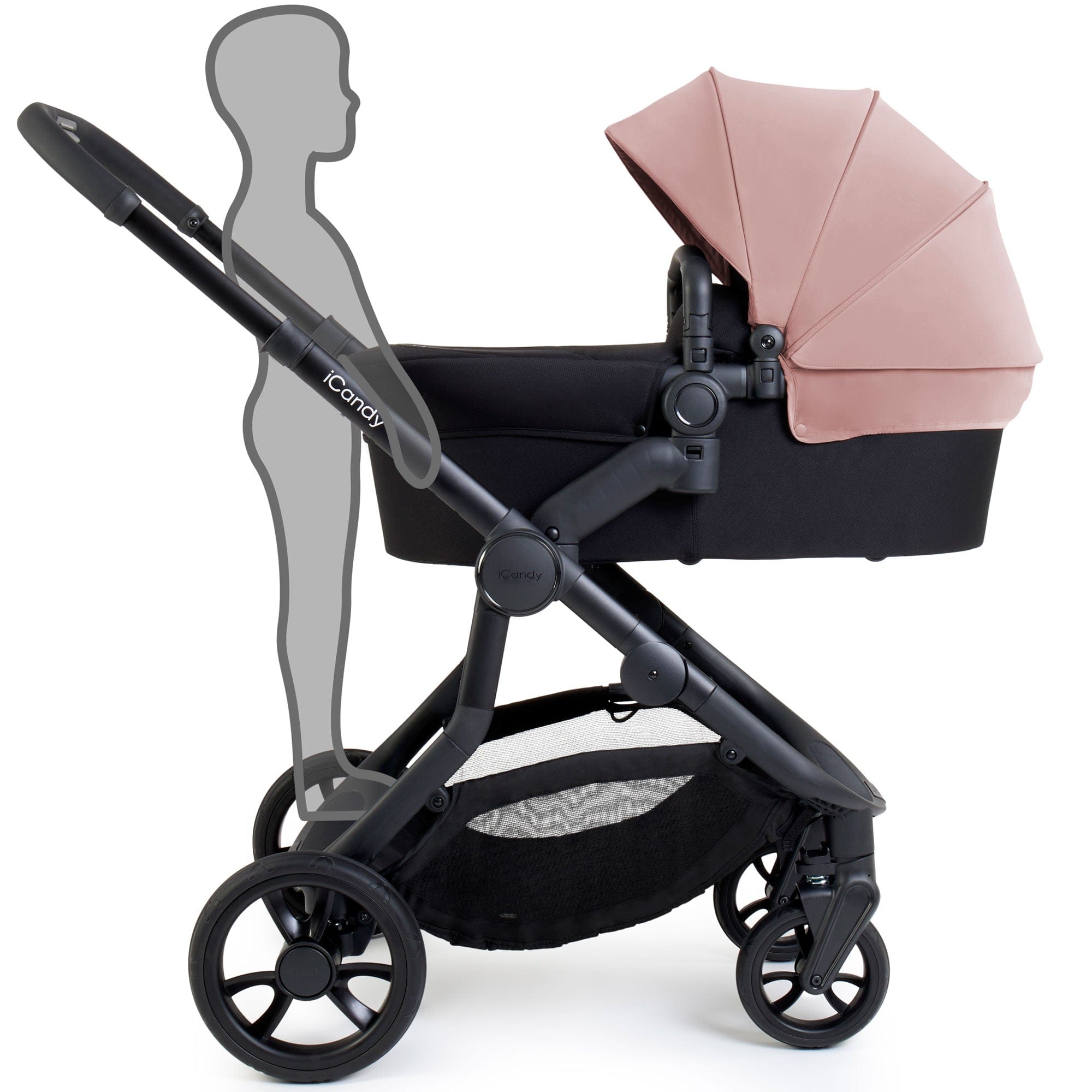 iCandy Orange 4 BeSafe Travel System in Rose Travel Systems 17846-ROS 5010334057231