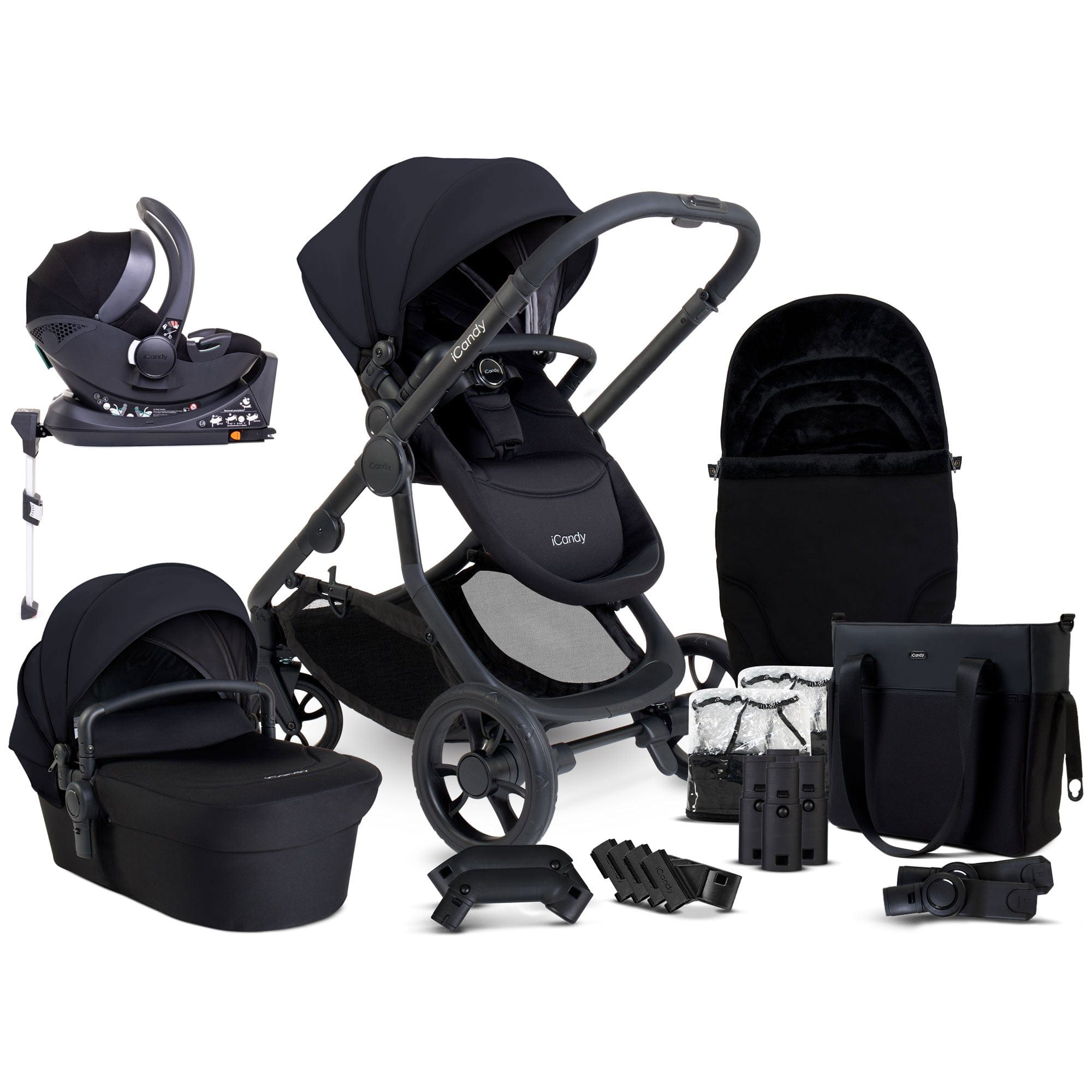 iCandy Orange 4 Complete Travel System with Cocoon in Black Edition Travel Systems IC3005 5010334058450