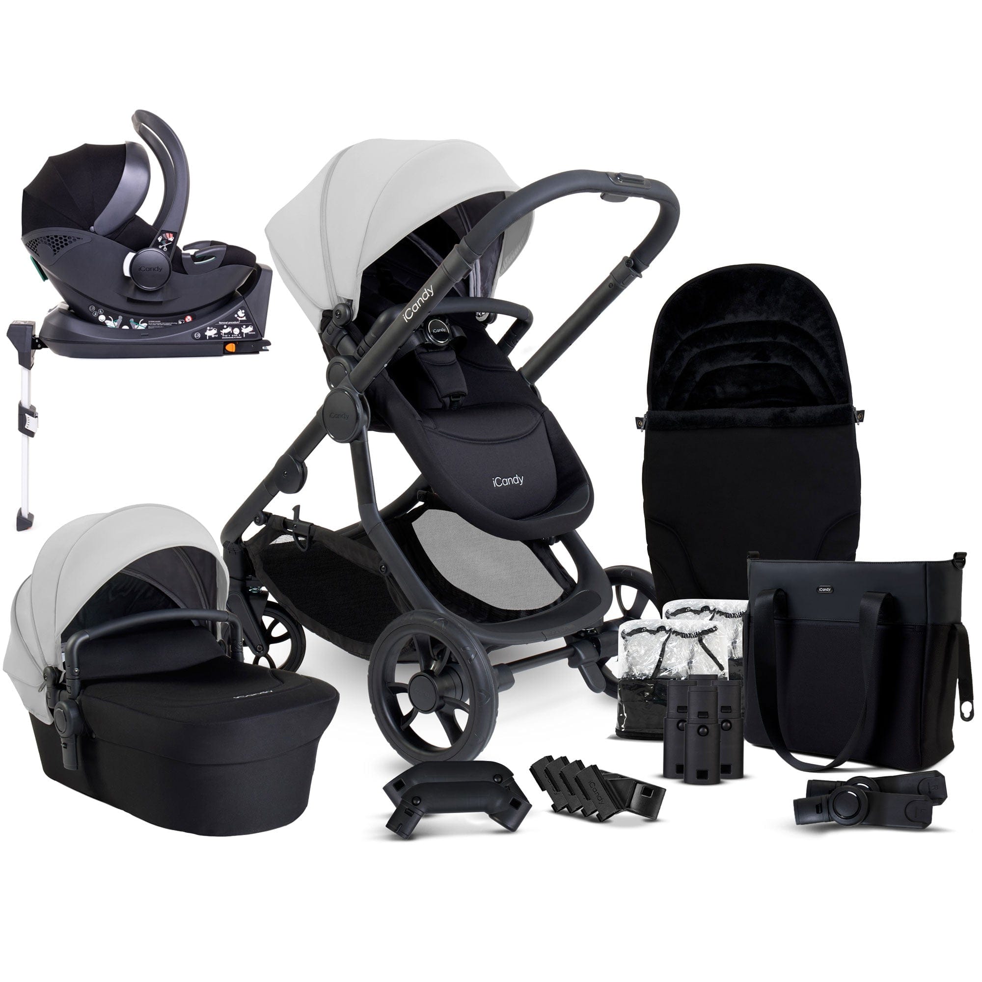 iCandy Orange 4 Complete Travel System with Cocoon in Glacier Travel Systems IC3142 5010334060583