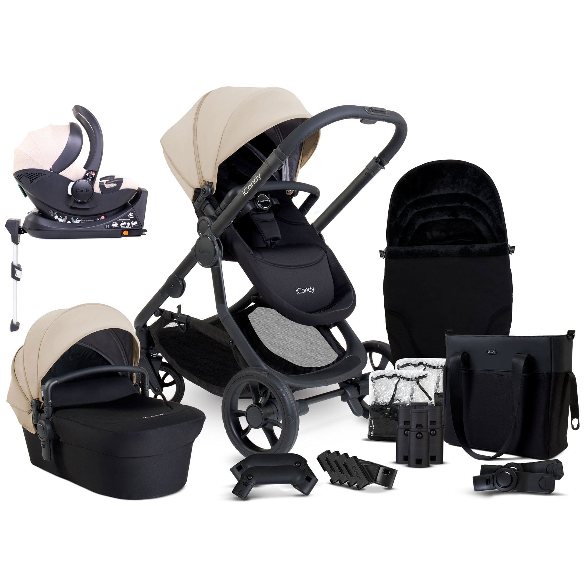 iCandy Orange 4 Complete Travel System with Cocoon in Latte Travel Systems IC3009 5010334058498