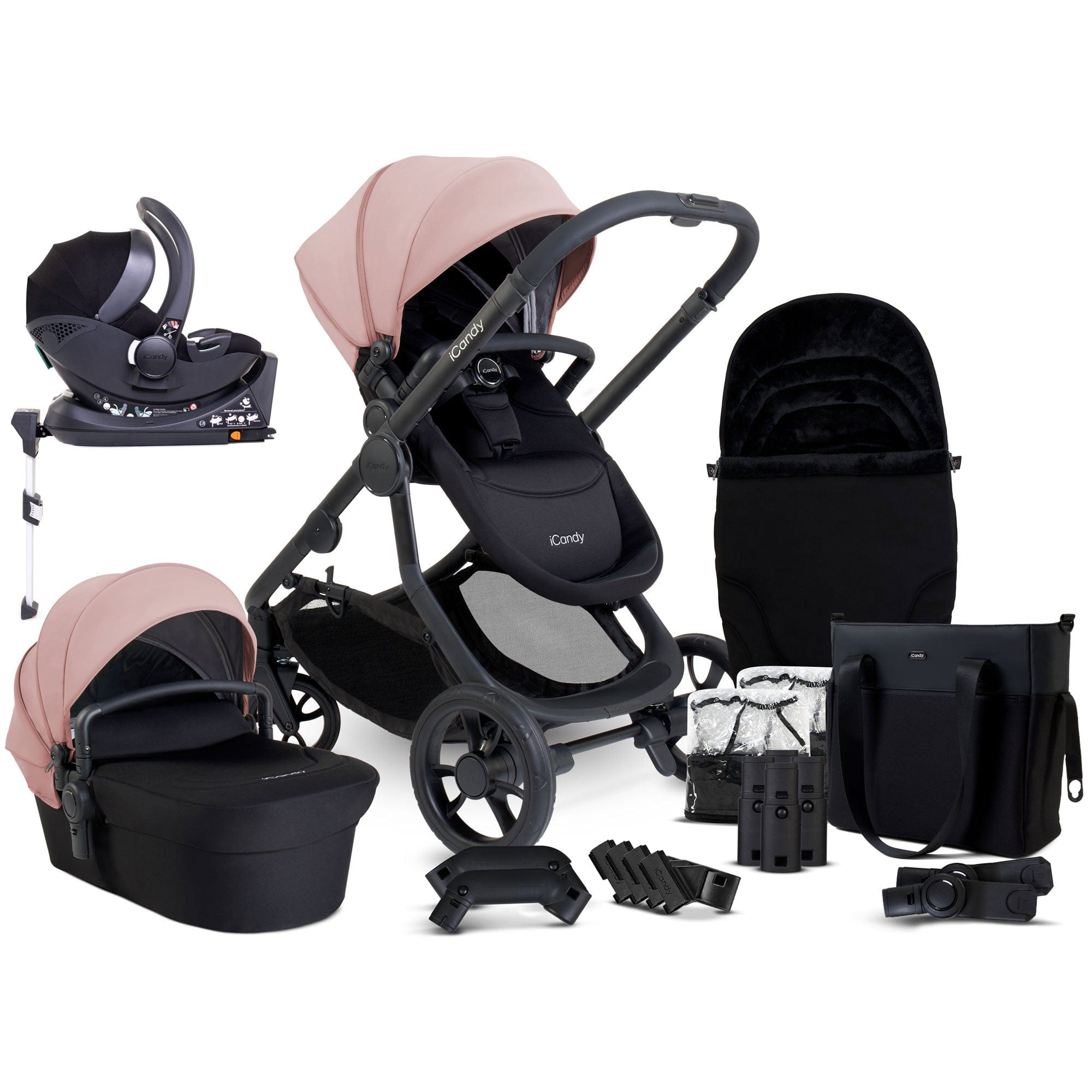 iCandy Orange 4 Complete Travel System with Cocoon in Rose Travel Systems IC3007 5010334058474