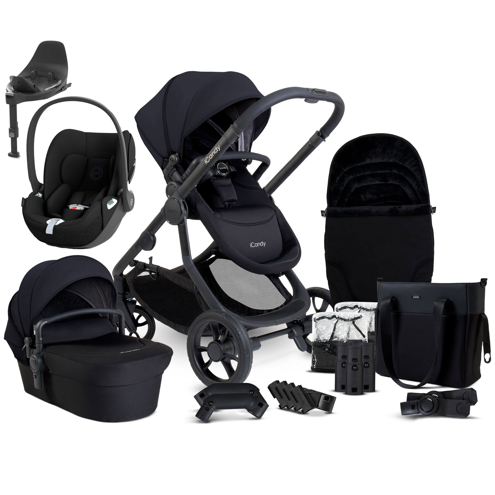 iCandy Orange 4 Cybex Travel System in Black Edition Travel Systems 16975-COM-CYB 5010334057217