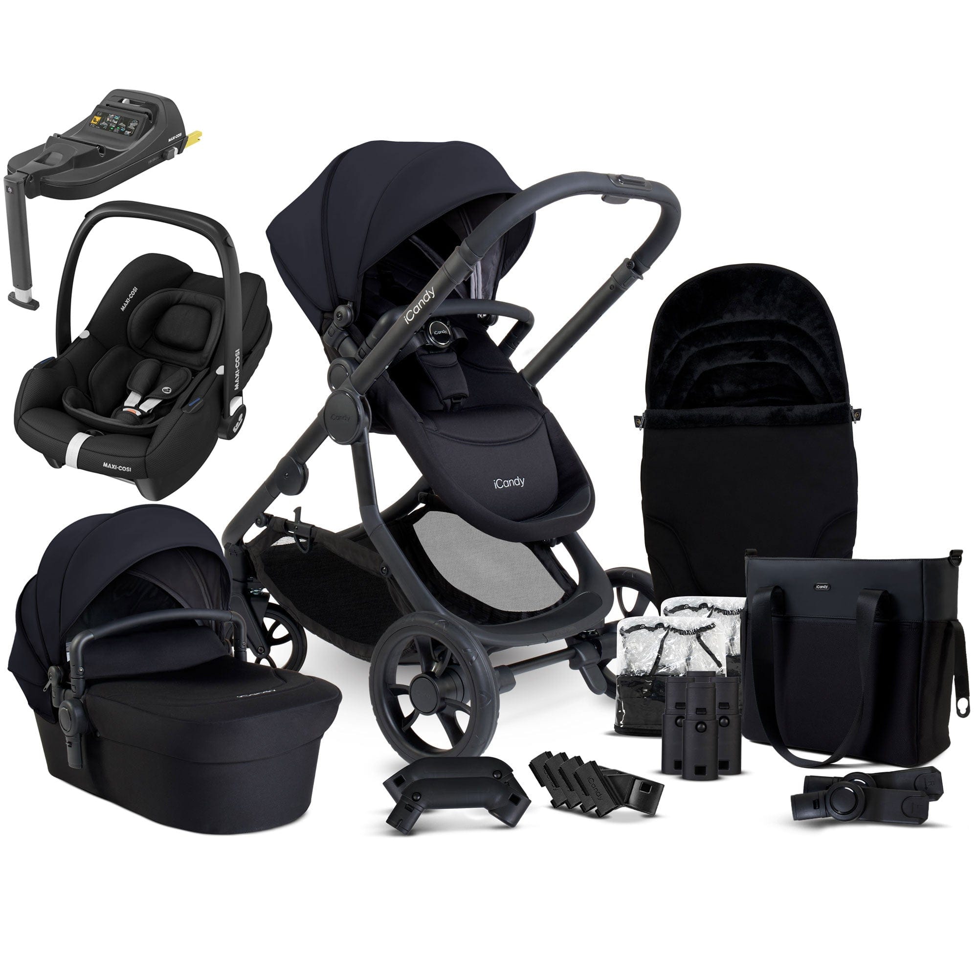 iCandy Orange 4 Maxi-Cosi Travel System in Black Edition Travel Systems 16960-COM-CAB 5010334057217