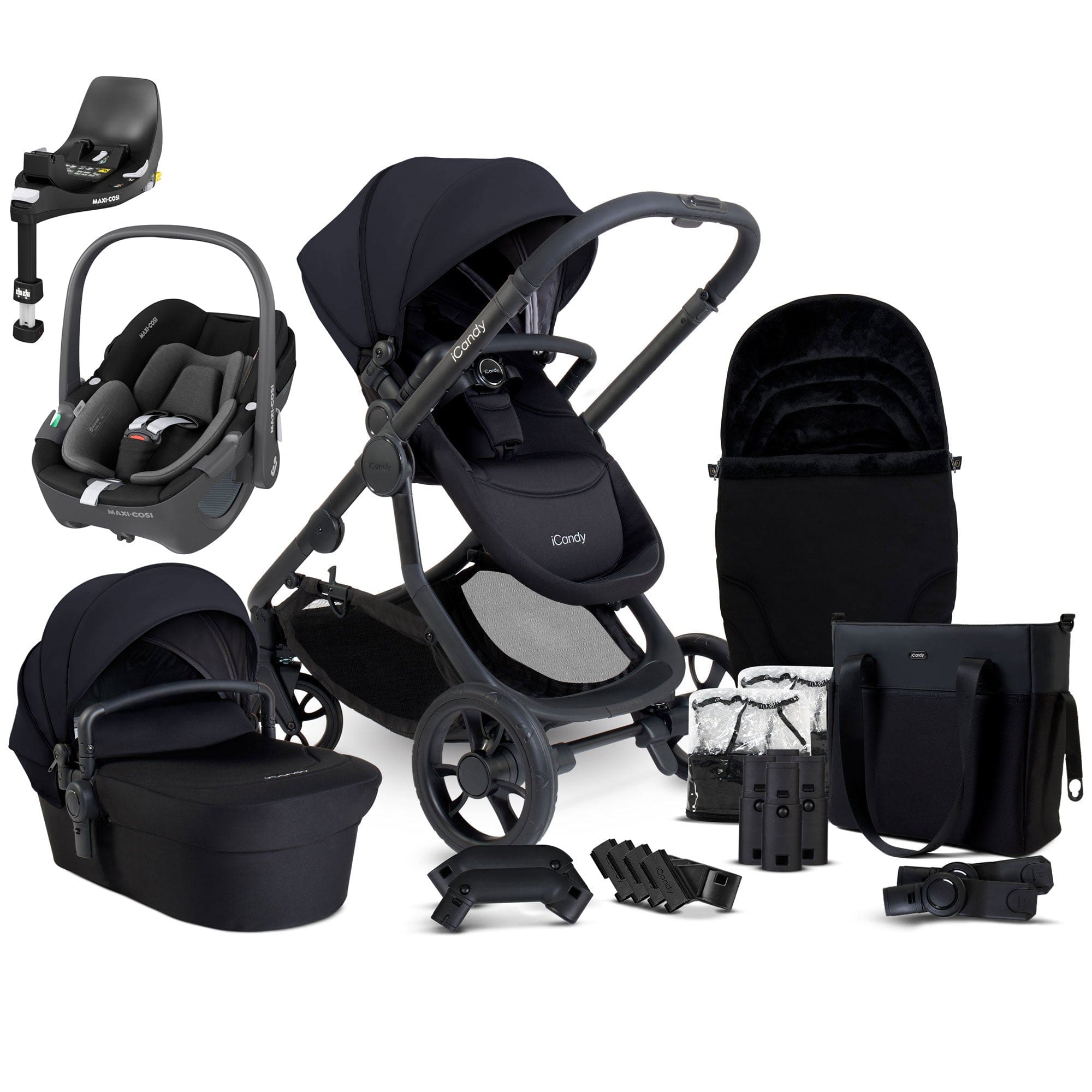 iCandy Orange 4 Maxi-Cosi Travel System in Black Edition Travel Systems 16961-COM-PEB 5010334057217