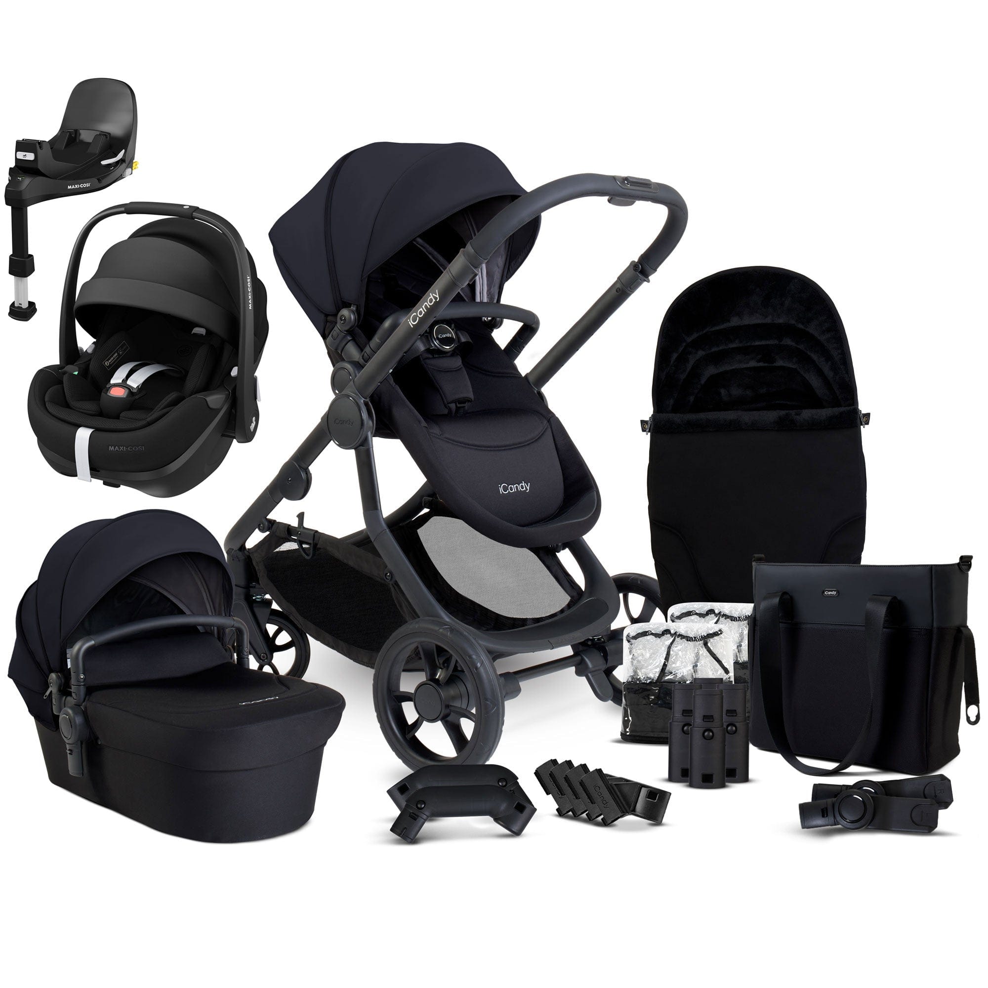 iCandy Orange 4 Maxi-Cosi Travel System in Black Edition Travel Systems