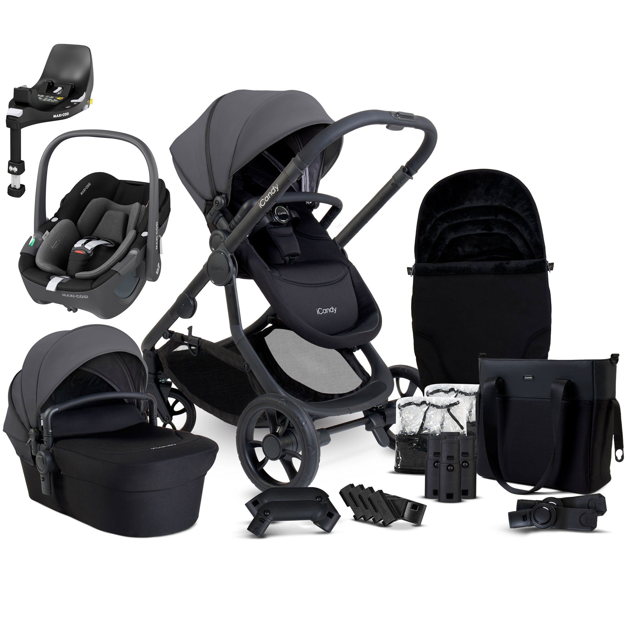 iCandy Orange 4 Maxi-Cosi Travel System in Fossil Travel Systems 16969-COM-PEB 5010334057248