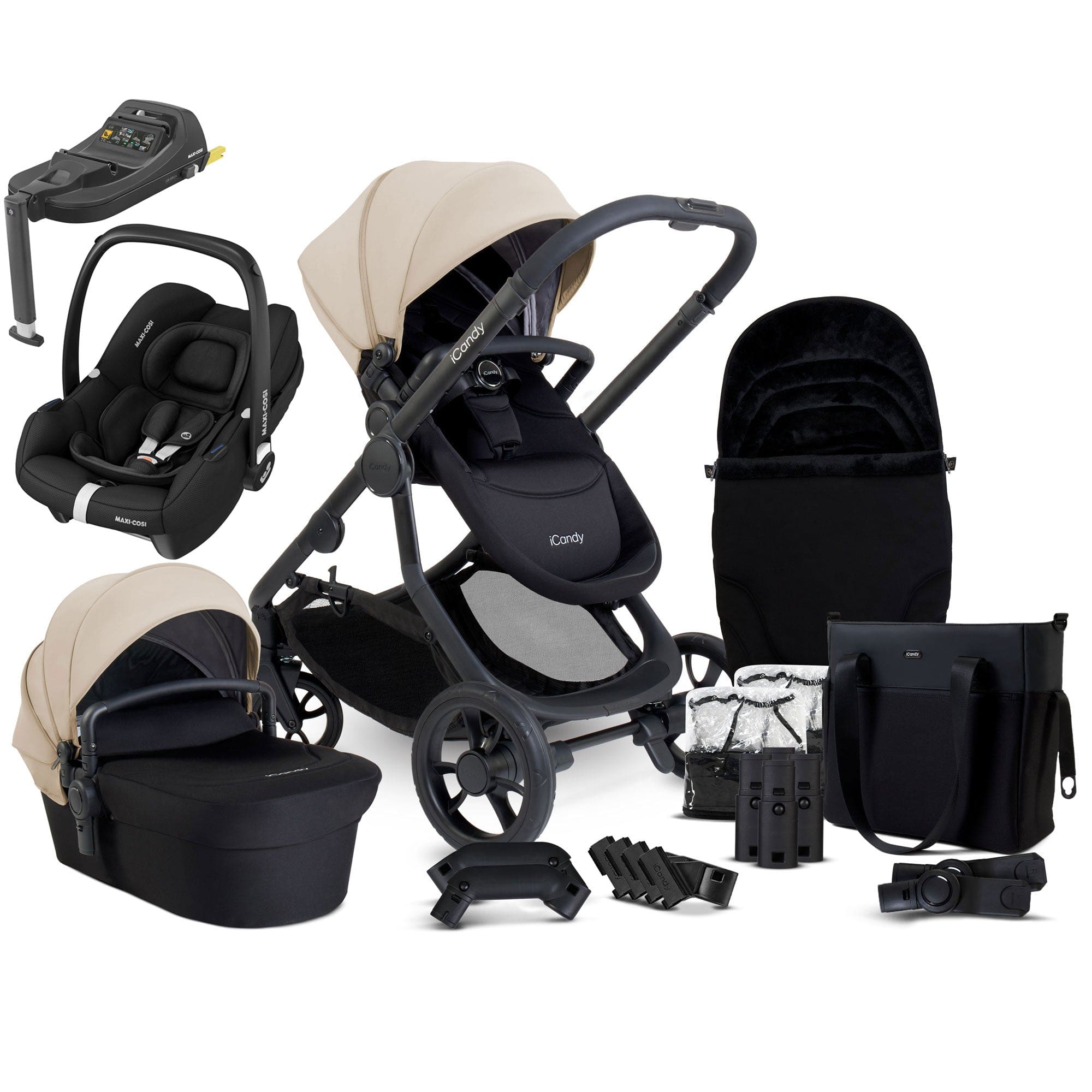 iCandy Orange 4 Maxi-Cosi Travel System in Latte Travel Systems 16966-COM-CAB 5010334057255