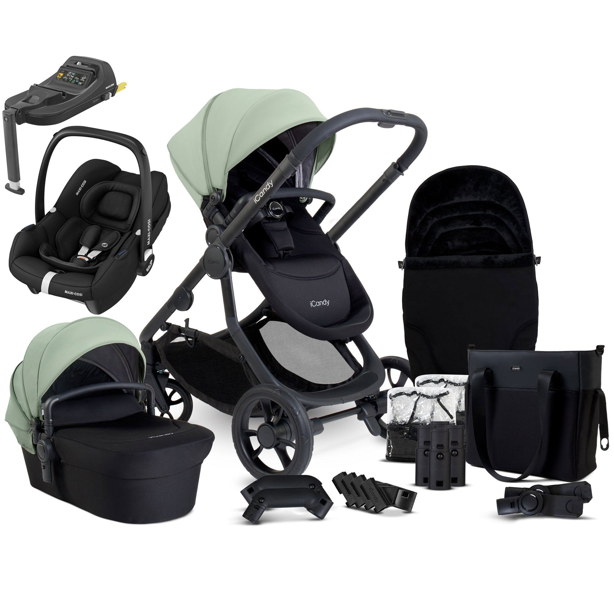 iCandy Orange 4 Maxi-Cosi Travel System in Pistachio Travel Systems 16963-COM-CAB 5010334057224