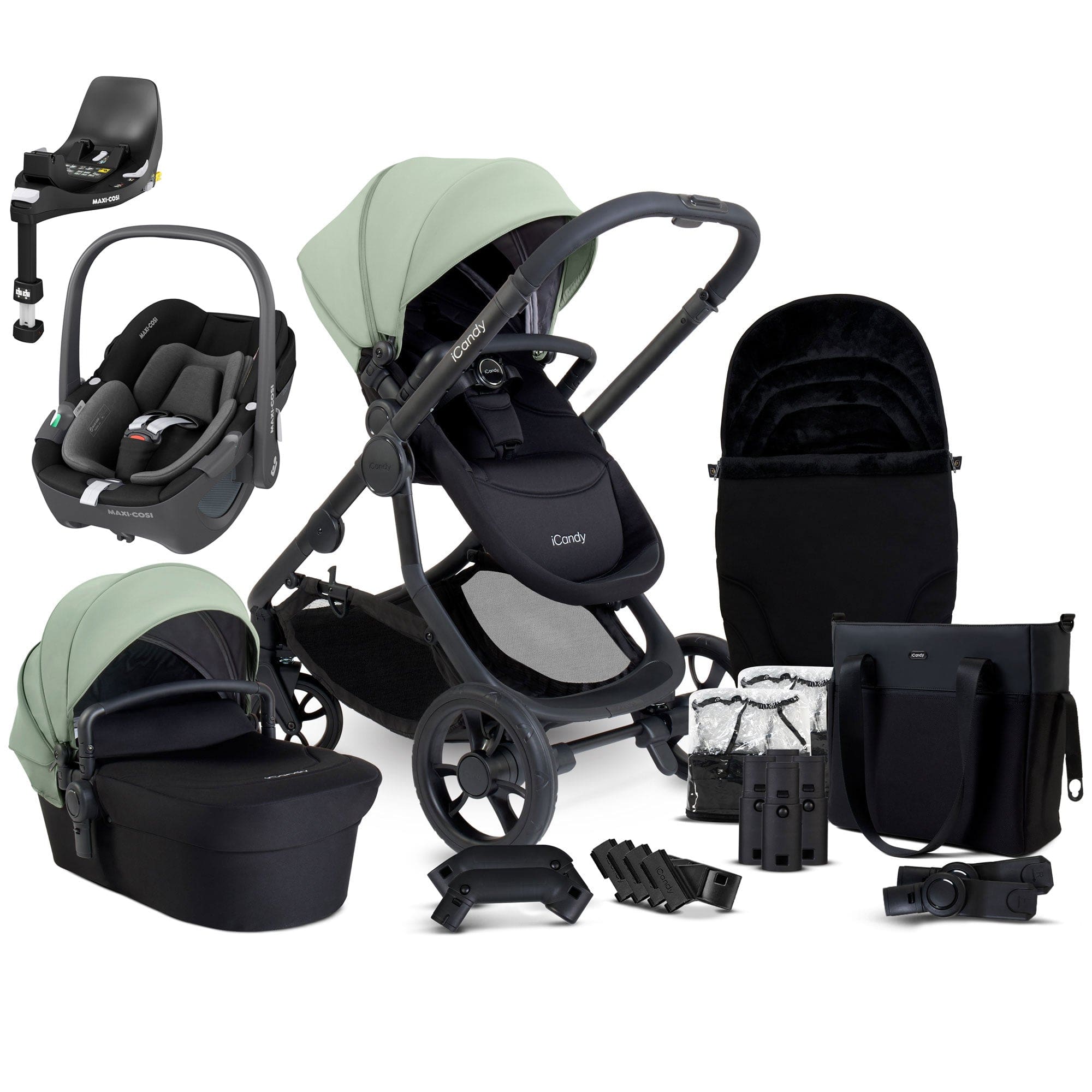 iCandy Orange 4 Maxi-Cosi Travel System in Pistachio Travel Systems 5010334057224