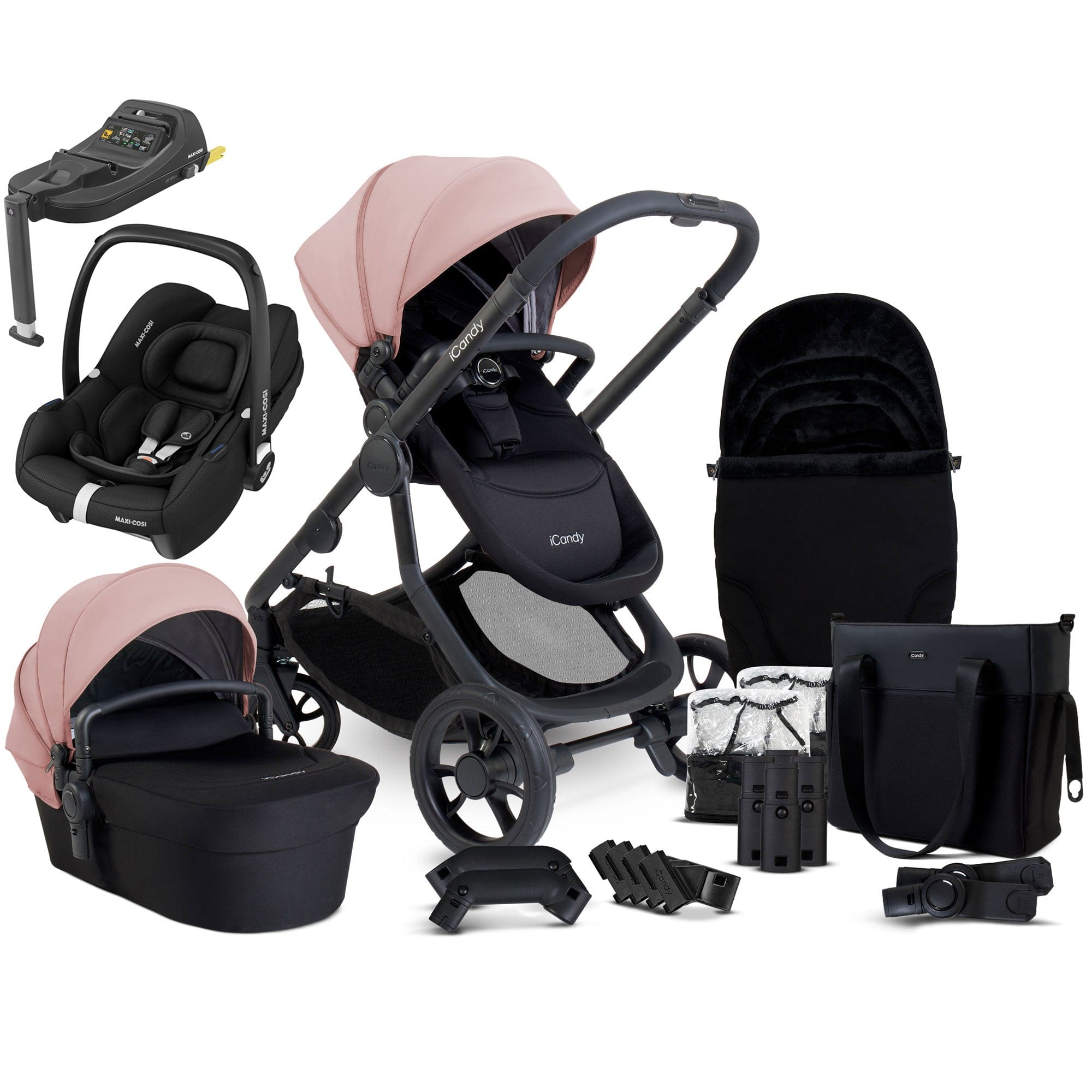 iCandy Orange 4 Maxi-Cosi Travel System in Rose Travel Systems 16964-COM-CAB 5010334057231