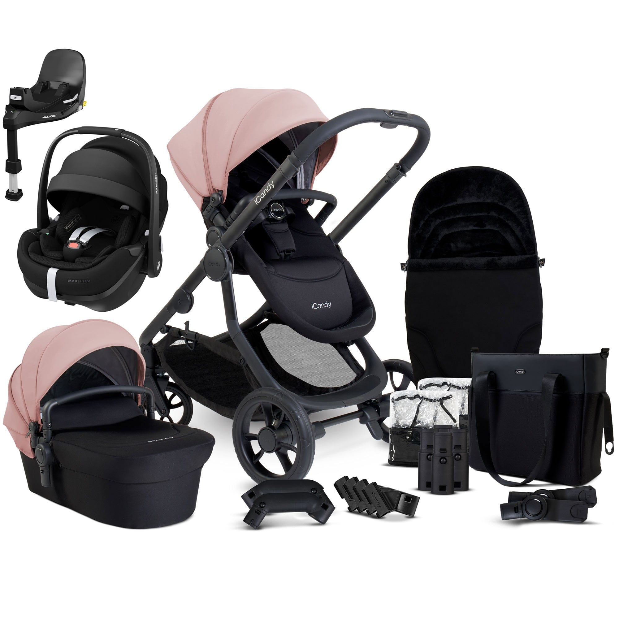 iCandy Orange 4 Maxi-Cosi Travel System in Rose Travel Systems 16972-COM-PV2 5010334057231