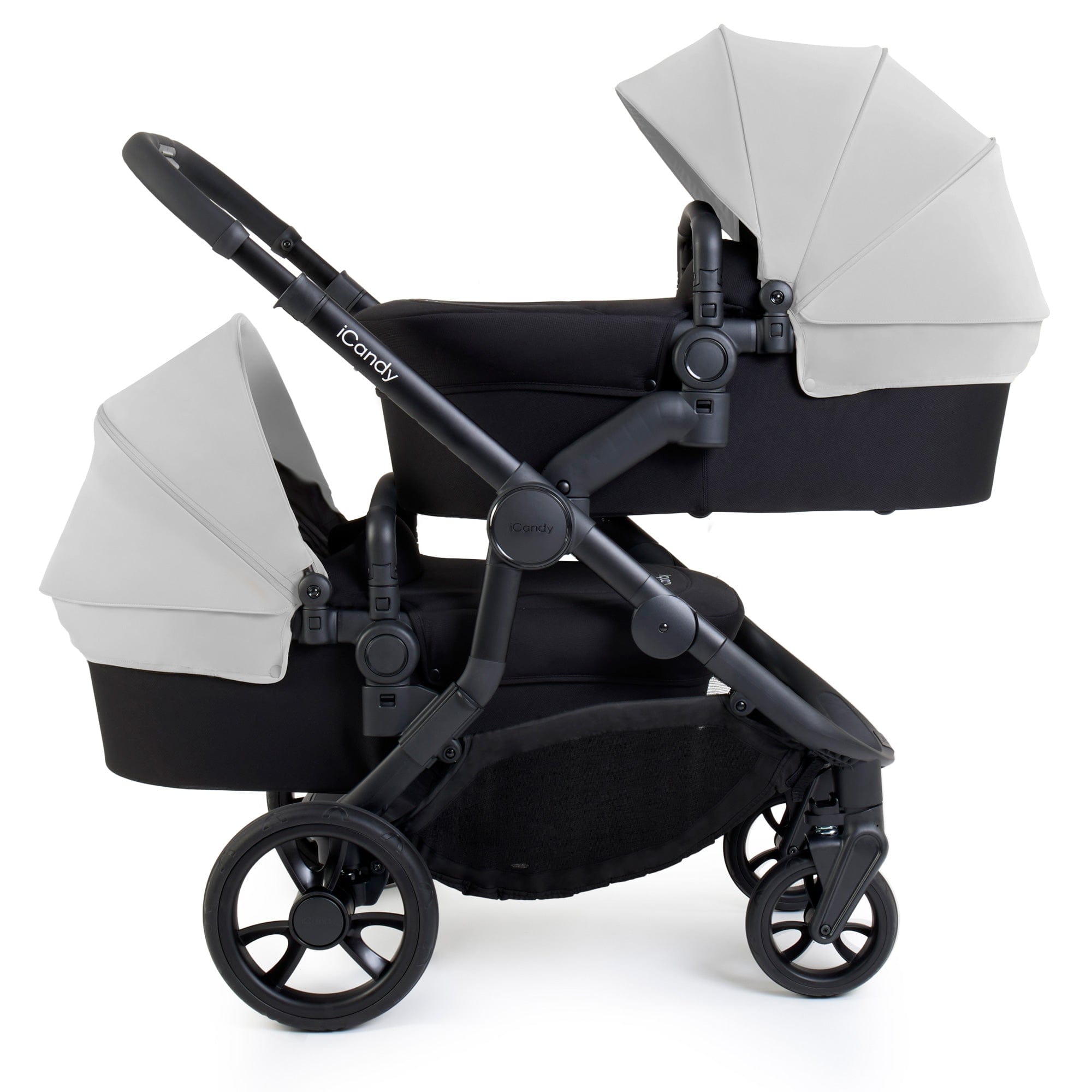 iCandy Orange 4 Twin Maxi-Cosi Travel System in Glacier Travel Systems