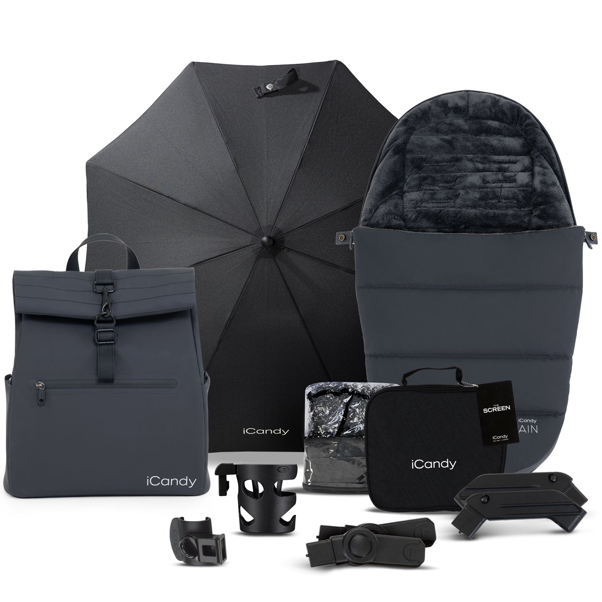 iCandy Peach 7 All Terrain Complete Cocoon Bundle in Storm Travel Systems IC3020 5010334058511