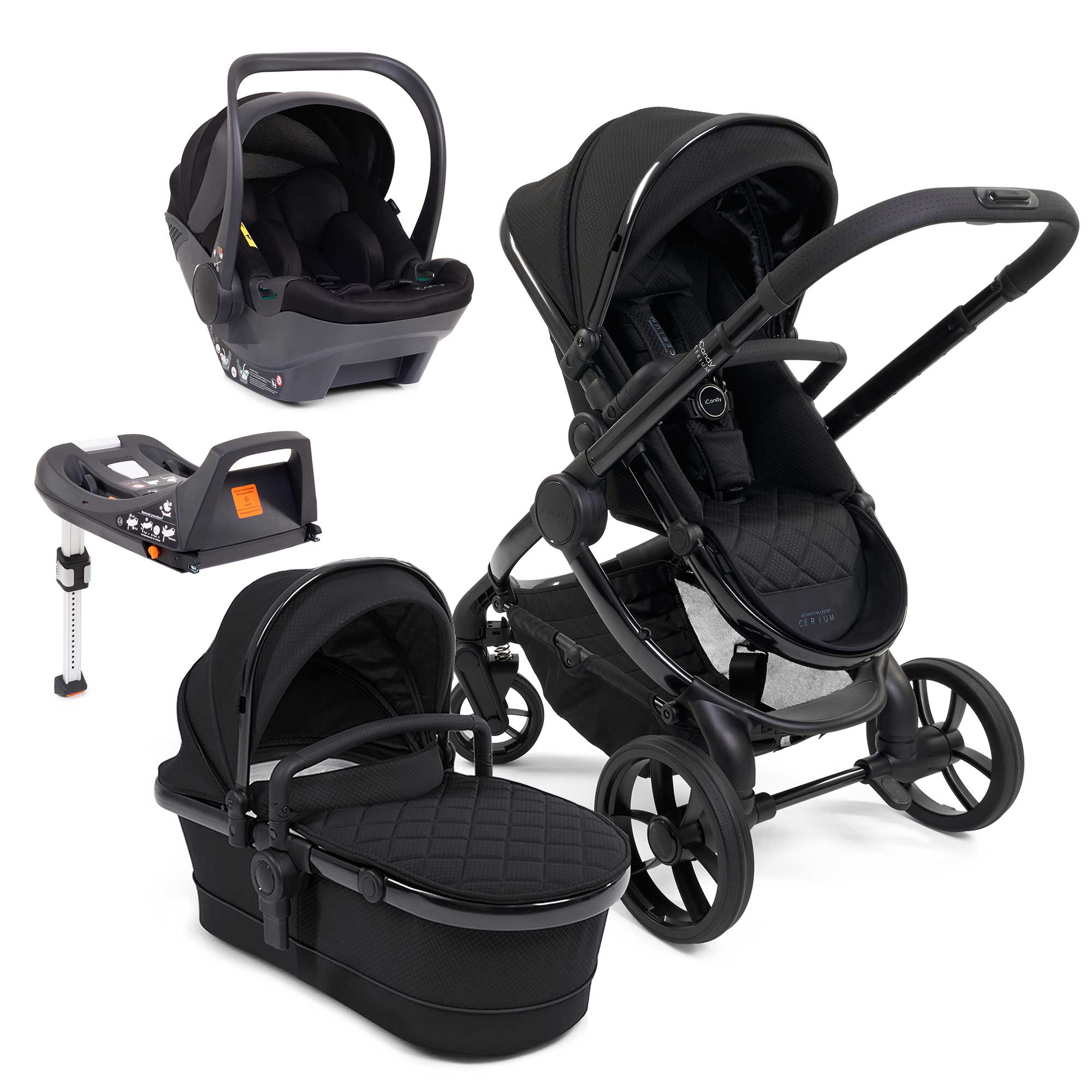 iCandy Peach 7 Cerium Combo Cocoon Bundle in Black Travel Systems 16864-CER-COO 5010334048017