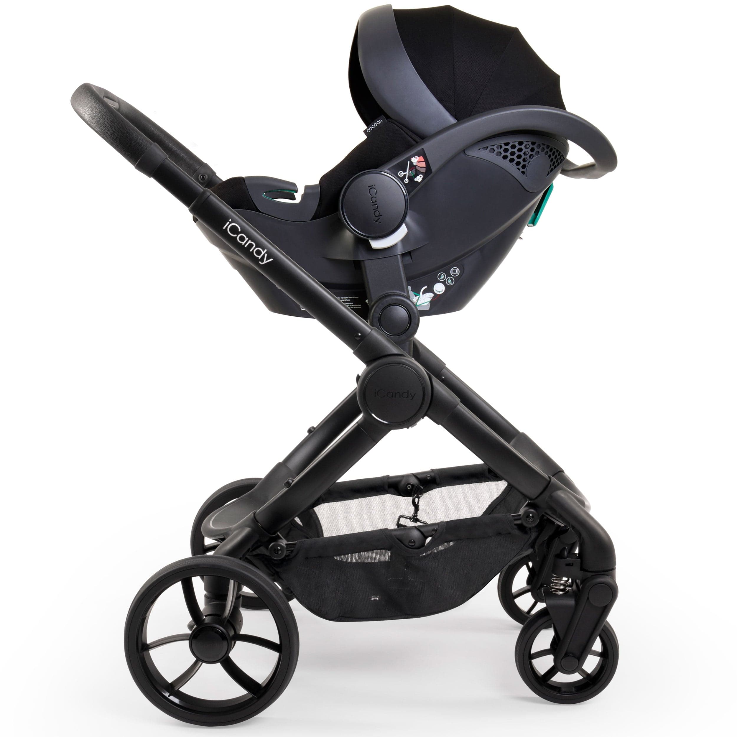 iCandy Peach 7 Complete Bundle with COCOON Car Seat in Black