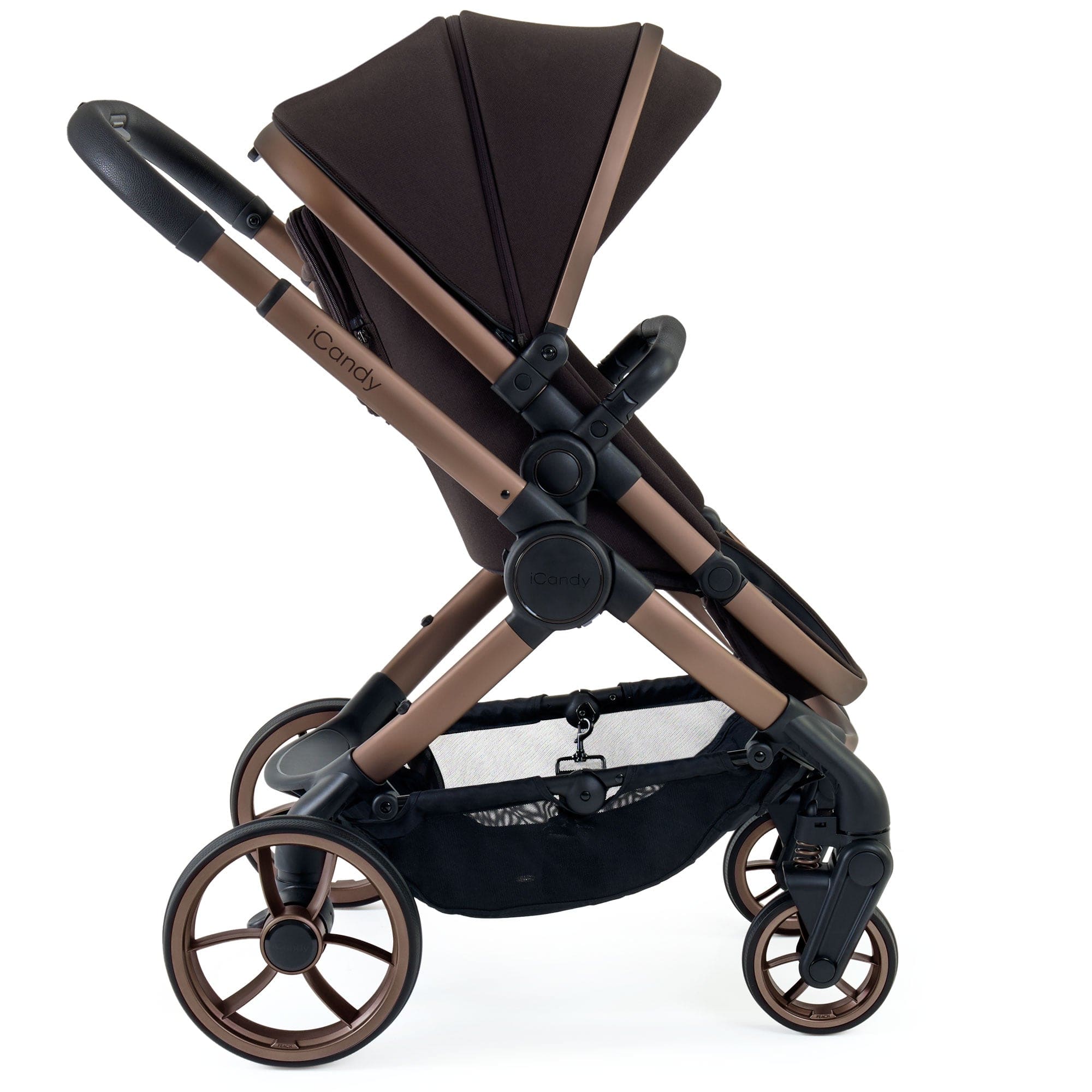 iCandy Peach 7 Complete Bundle with COCOON Car Seat in Pecan Travel Systems IC3131 5010334059730