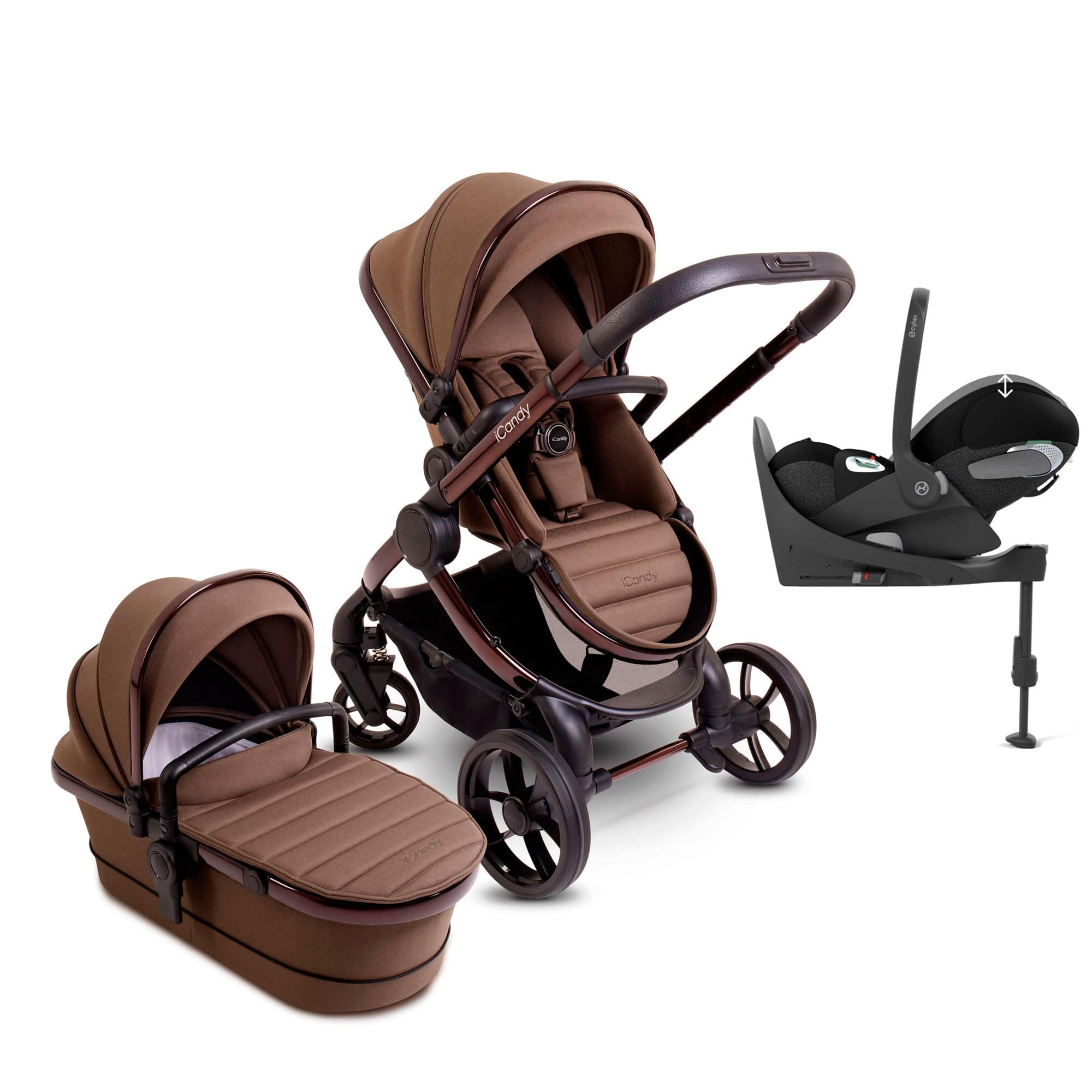 iCandy Peach 7 Cybex Combo Set in Coco Travel Systems 16003-COC-2 5010334056937