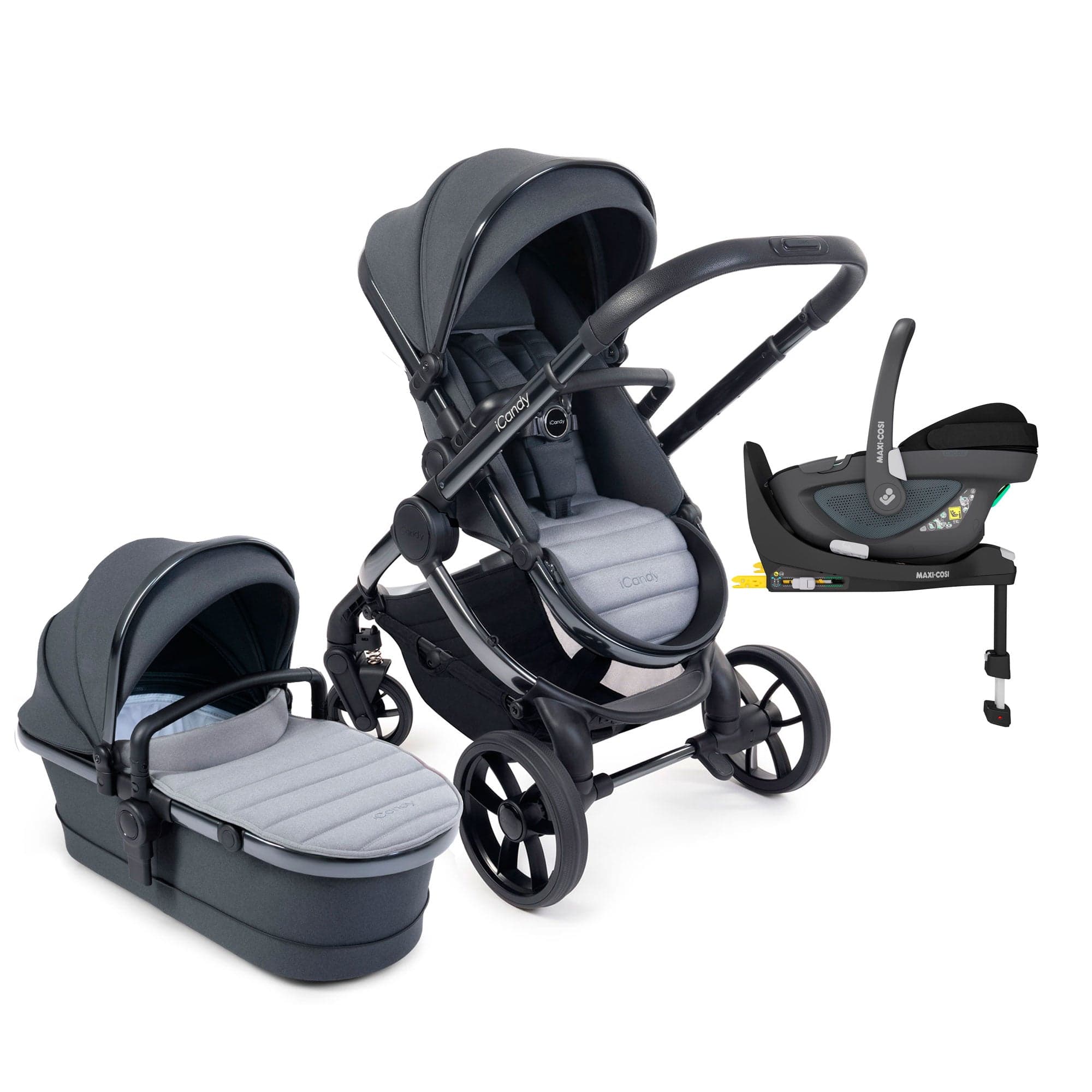 iCandy Peach 7 Maxi-Cosi Combo Set in Truffle Travel Systems 15971-TRU-1 5010334048109