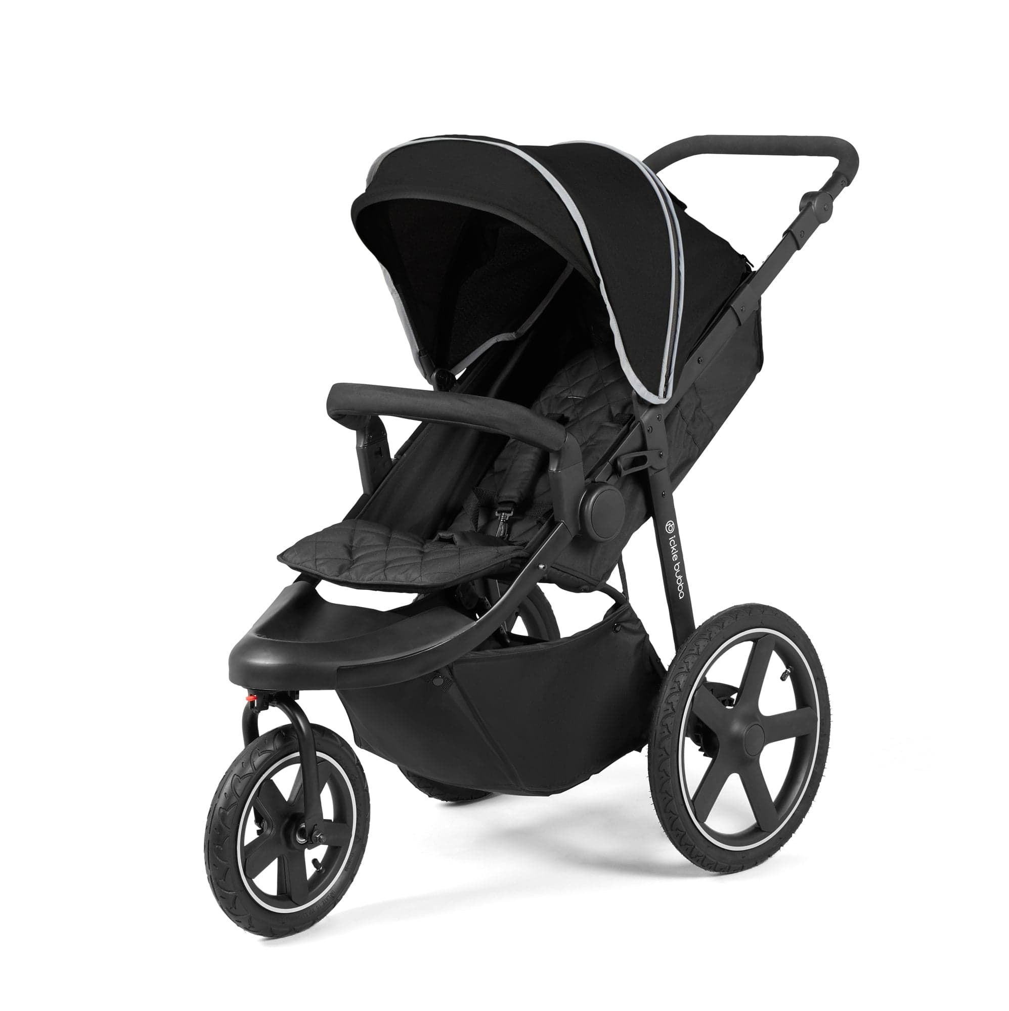 Ickle Bubba Venus Max Jogger Stroller I-Size Travel System in Black/Black with Isofix Base 3 Wheelers 13-004-500-001 5056515033632