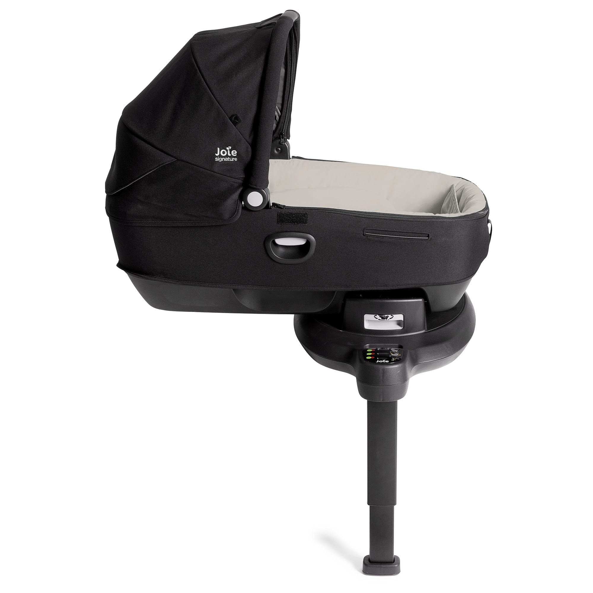 Joie Calmi R129 SIGNATURE Carrycot & Encore Base in Eclipse Baby Car Seats 18909-CALMI-CC-BAS 5056080620299