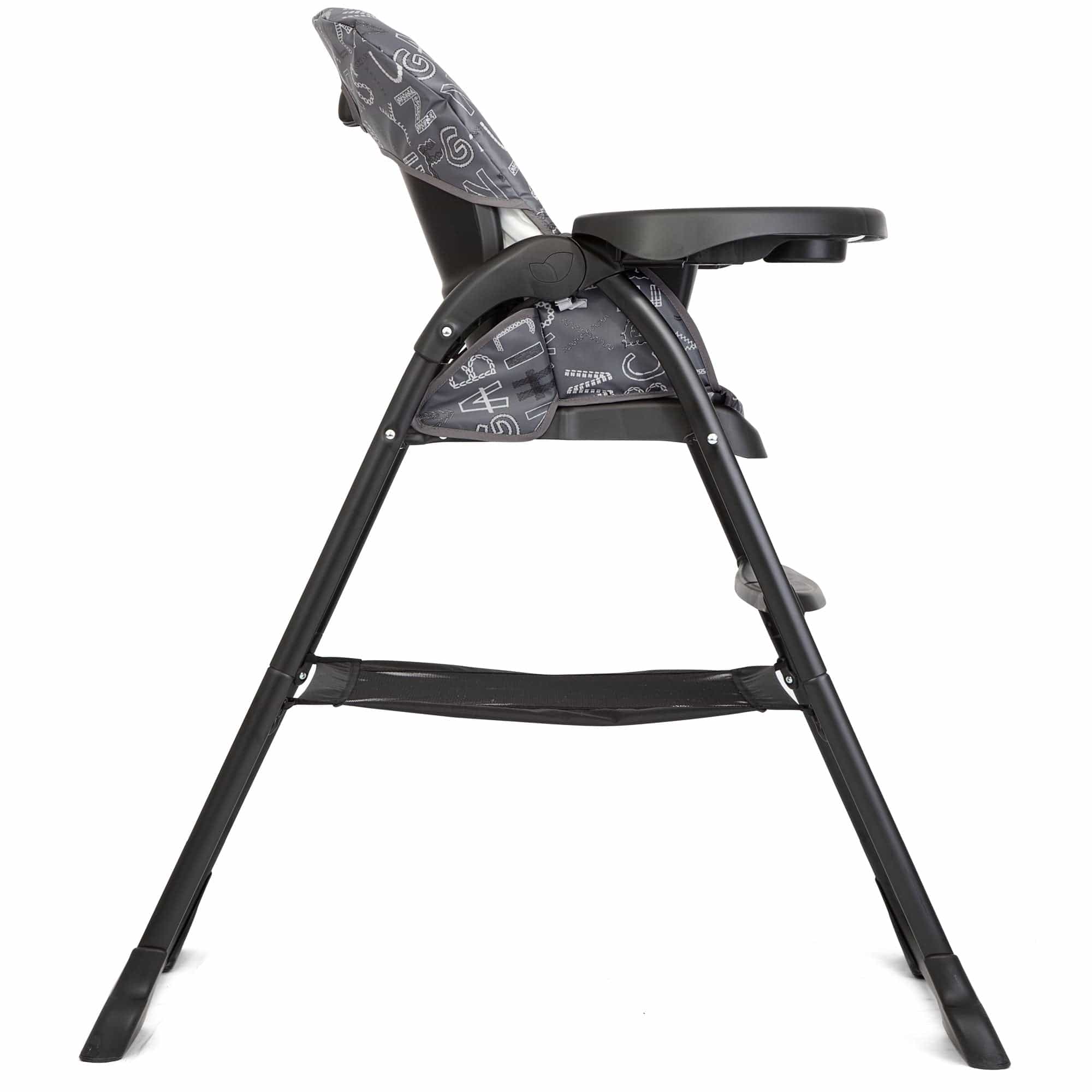 Joie Mimzy Snacker Highchair in ABC Charcoal Baby Highchairs H1127BBACH000 5056080620879