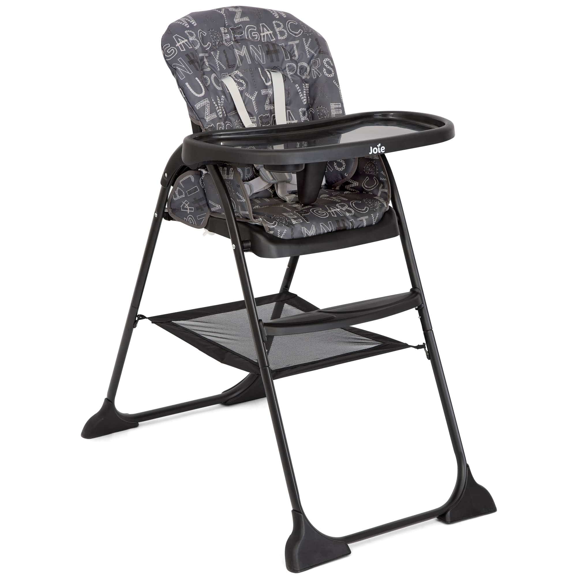 Joie Mimzy Snacker Highchair in ABC Charcoal Baby Highchairs H1127BBACH000 5056080620879