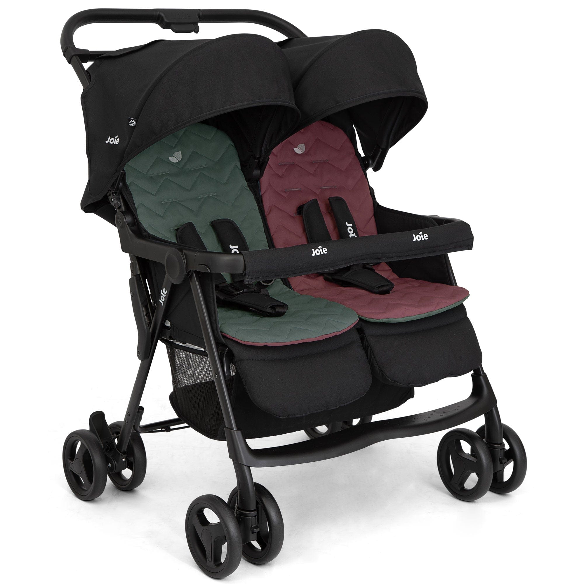 Joie Aire Twin Double Pushchair in Shale Double & Twin Prams S1217BASHA000 5056080620091