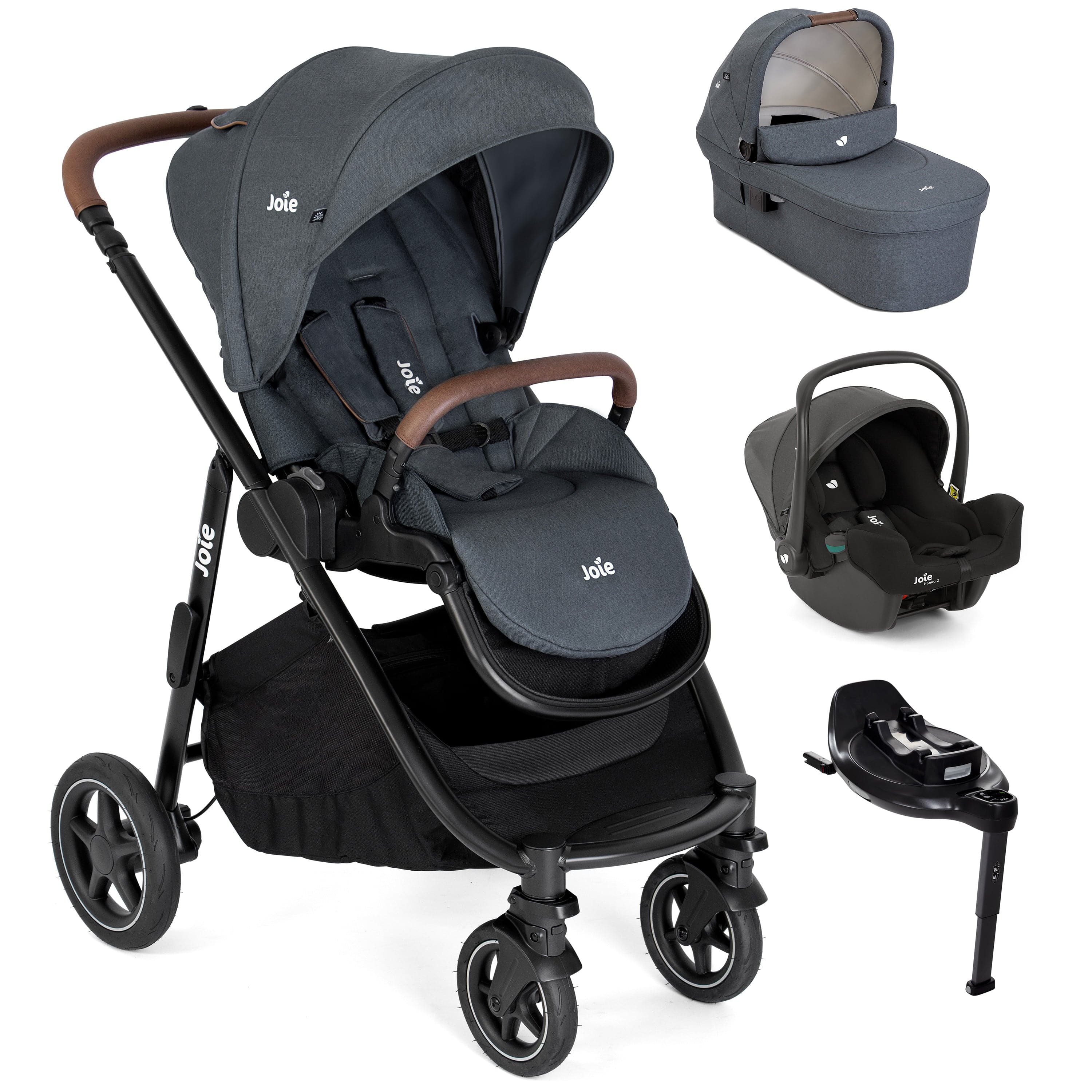 Joie Versatrax On The Go Encore Bundle in Moonlight Travel Systems Z2BJVTRX1038UK 5056080617473