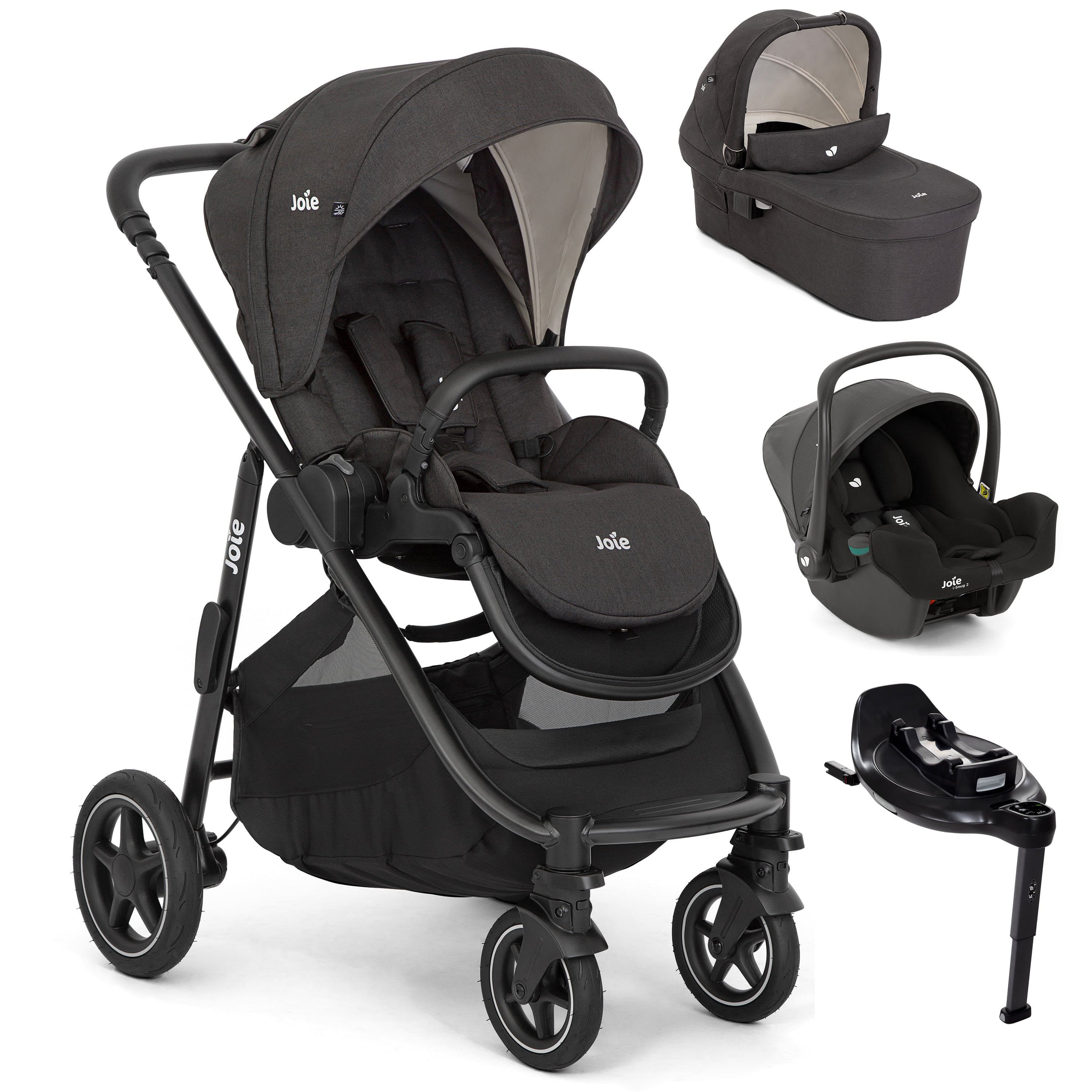 Joie Versatrax On The Go Encore Bundle in Shale Travel Systems Z2BJVTRX1040UK 5056080617497