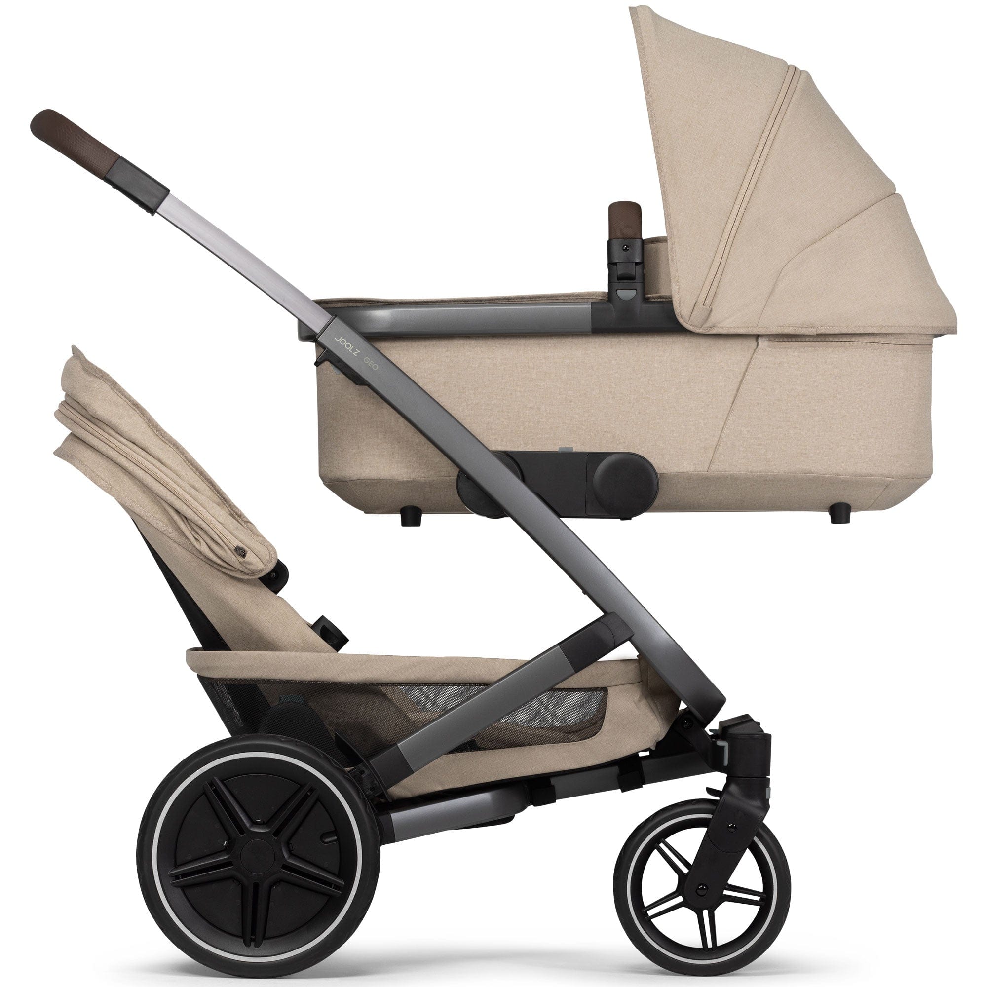 Joolz Geo3 Duo Seat in Sandy Taupe Buggy Accessories 071333 8715688083512