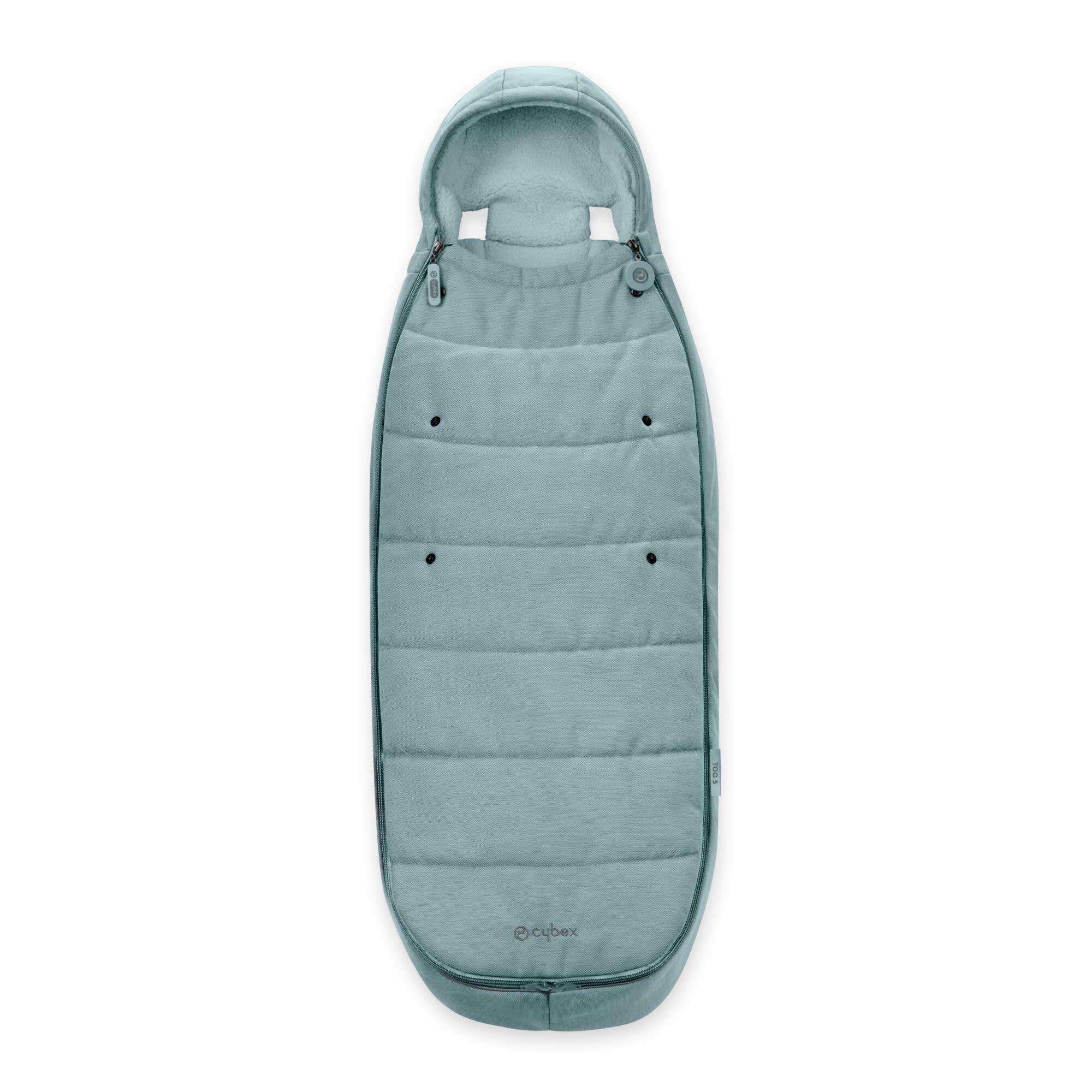 Cybex Gold Footmuff in Sky Blue Footmuffs & Liners 522005113 4063846442454