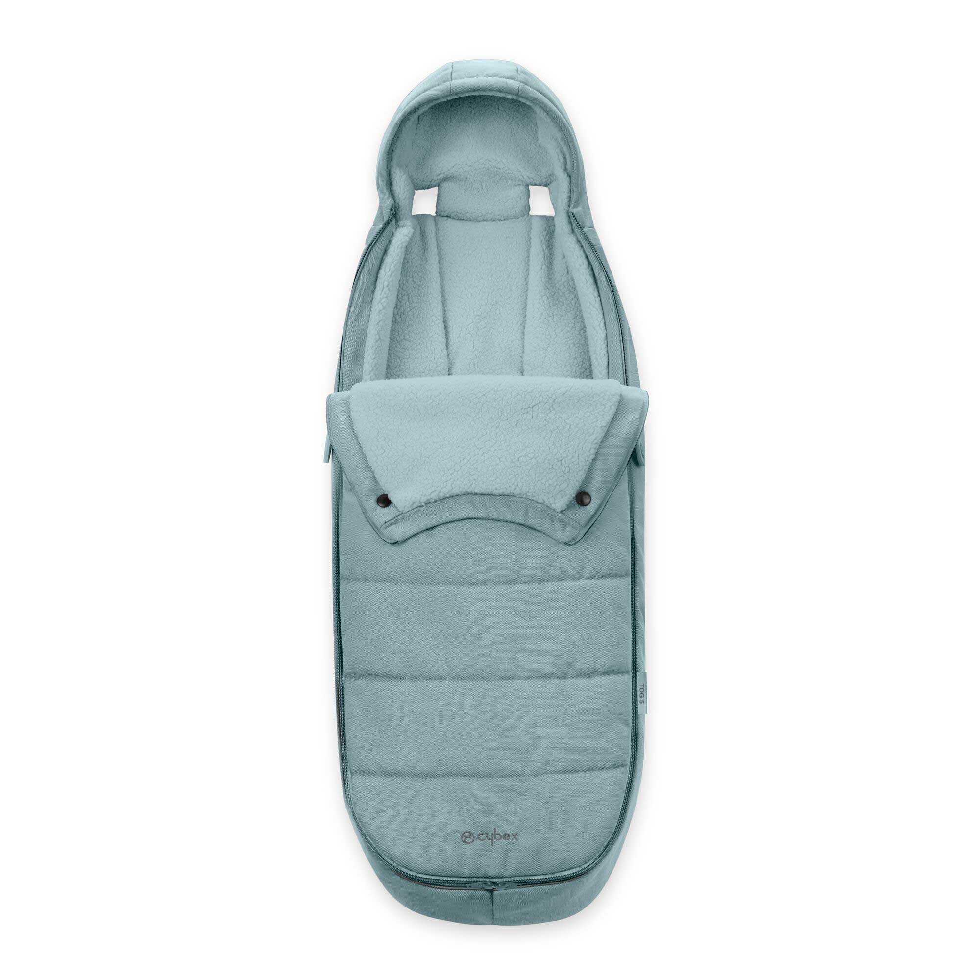 Cybex Gold Footmuff in Sky Blue Footmuffs & Liners 522005113 4063846442454