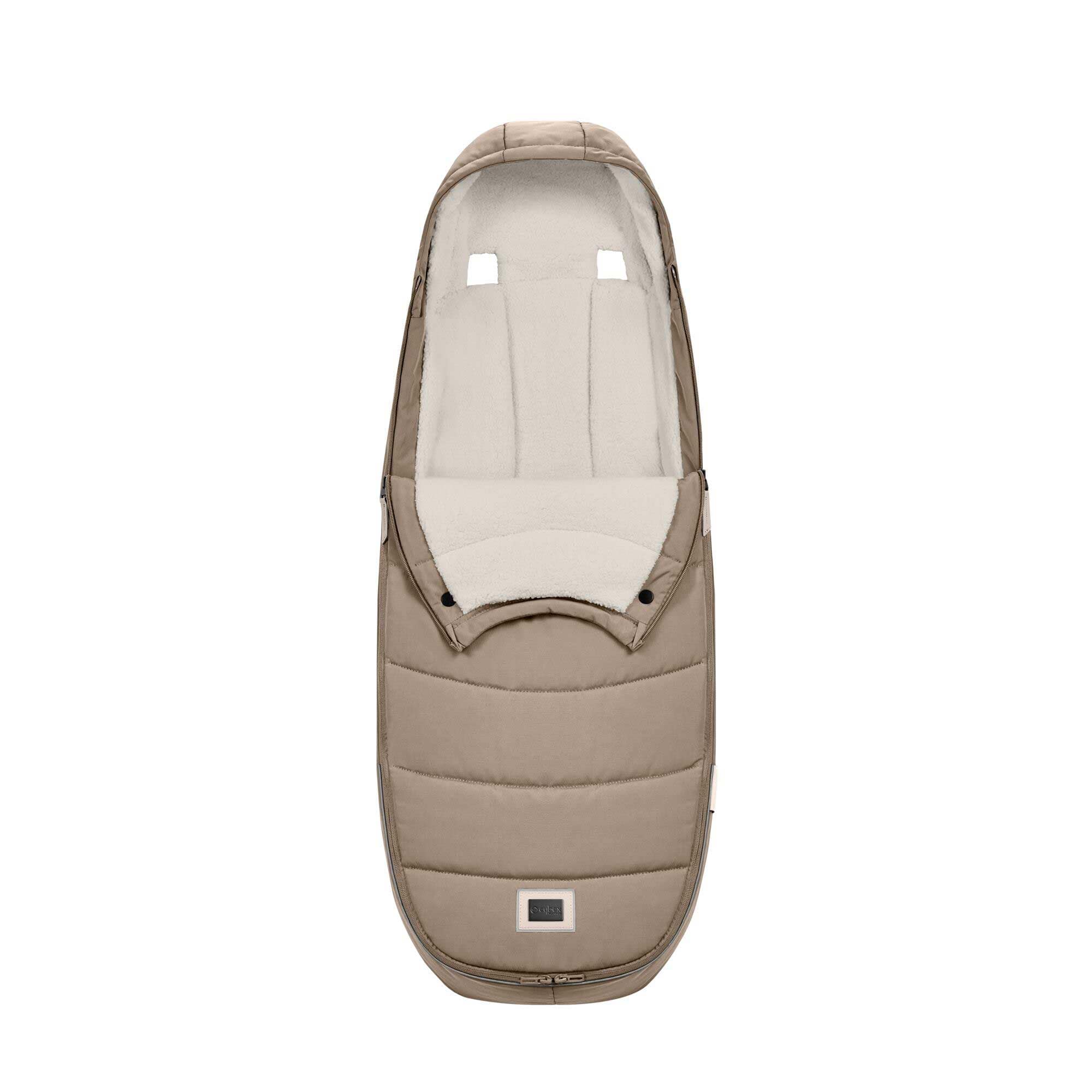 Cybex Platinum Footmuff in Cozy Beige Footmuffs & Liners 523001313 4063846453313