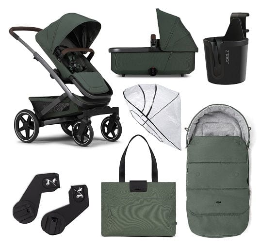 Joolz Geo3 Mono Ultimate in Forest Green Pram Bundles 908251 8715688098240